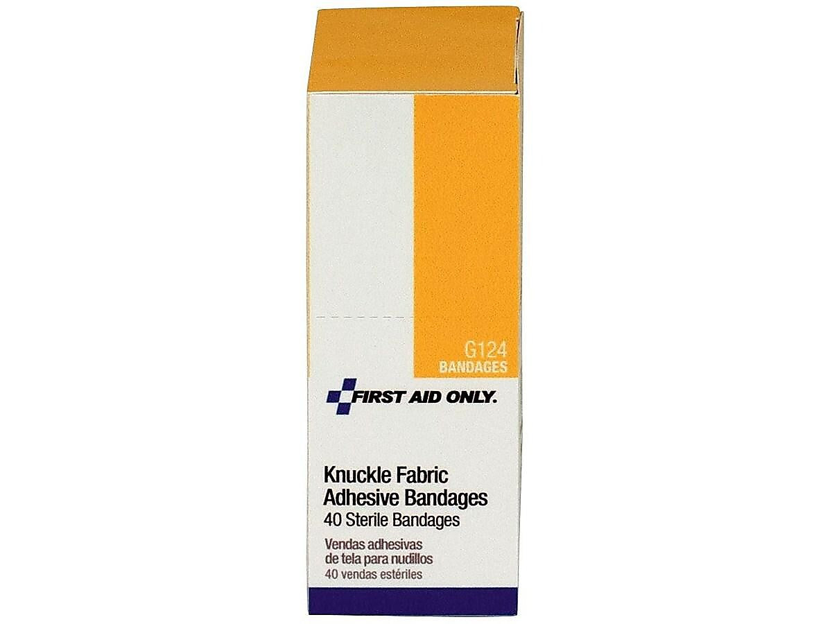 First Aid Only Knuckle Fabric Bandages, 2.5