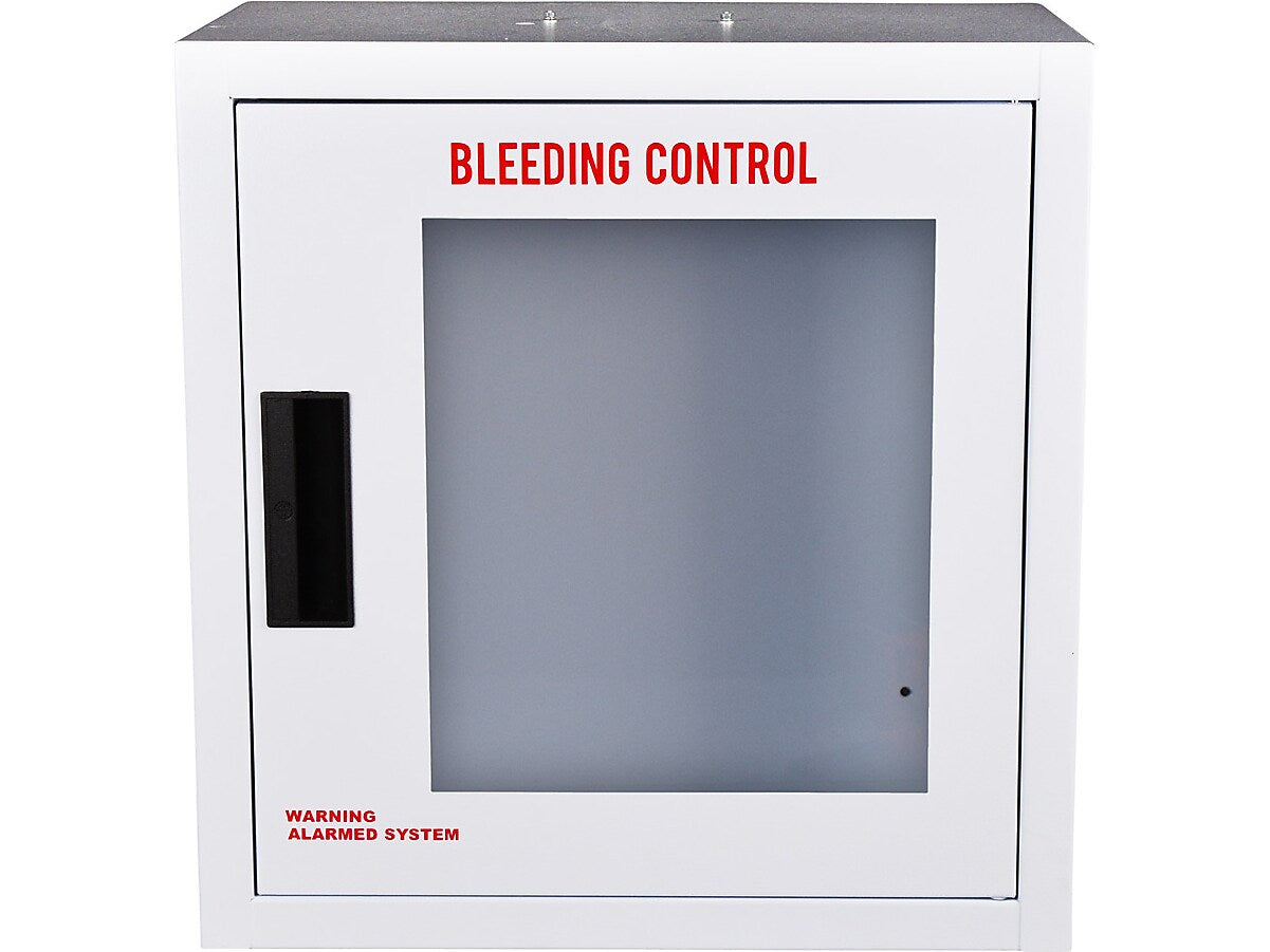 First Aid Only Large Bleeding Control Empty Cabinet, with Alarm
