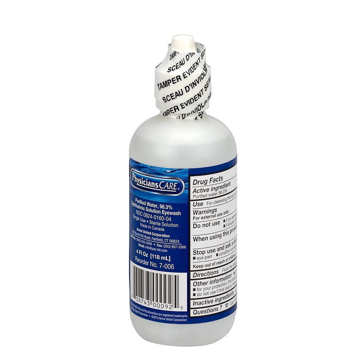 First Aid Only PhysiciansCare Eye Wash, 32 oz.