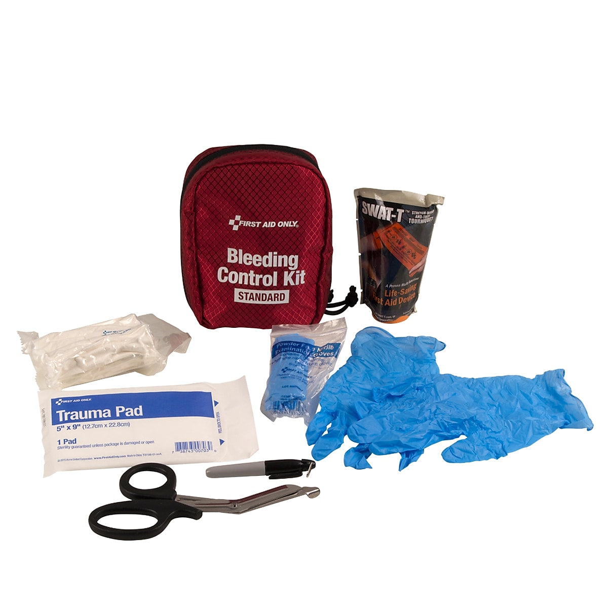 First Aid Only Standard Bleeding Control Kit