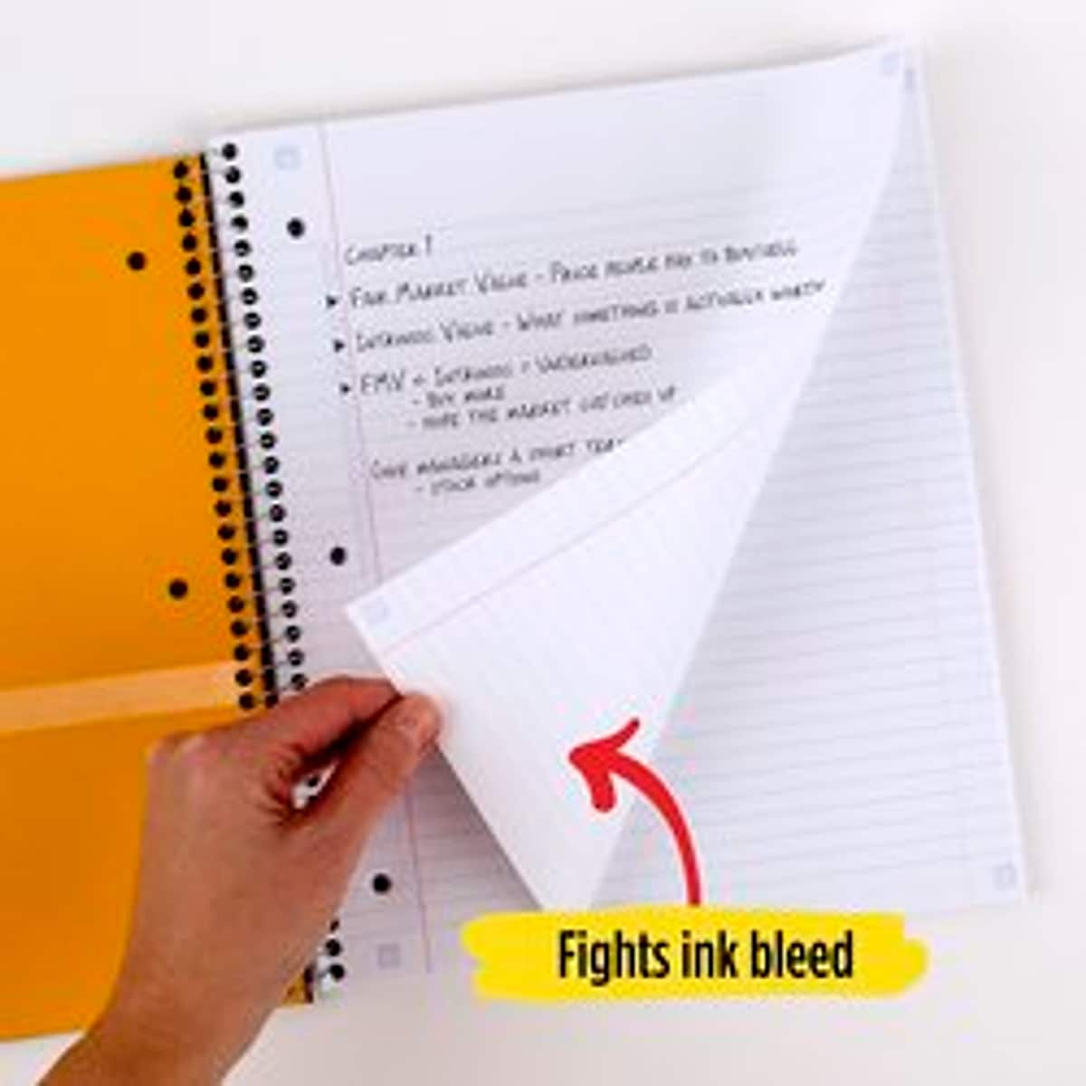 Five Star 1-Subject Notebook, 8.5
