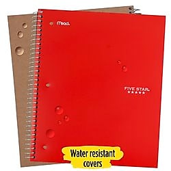 Five Star 1-Subject Notebooks, 8