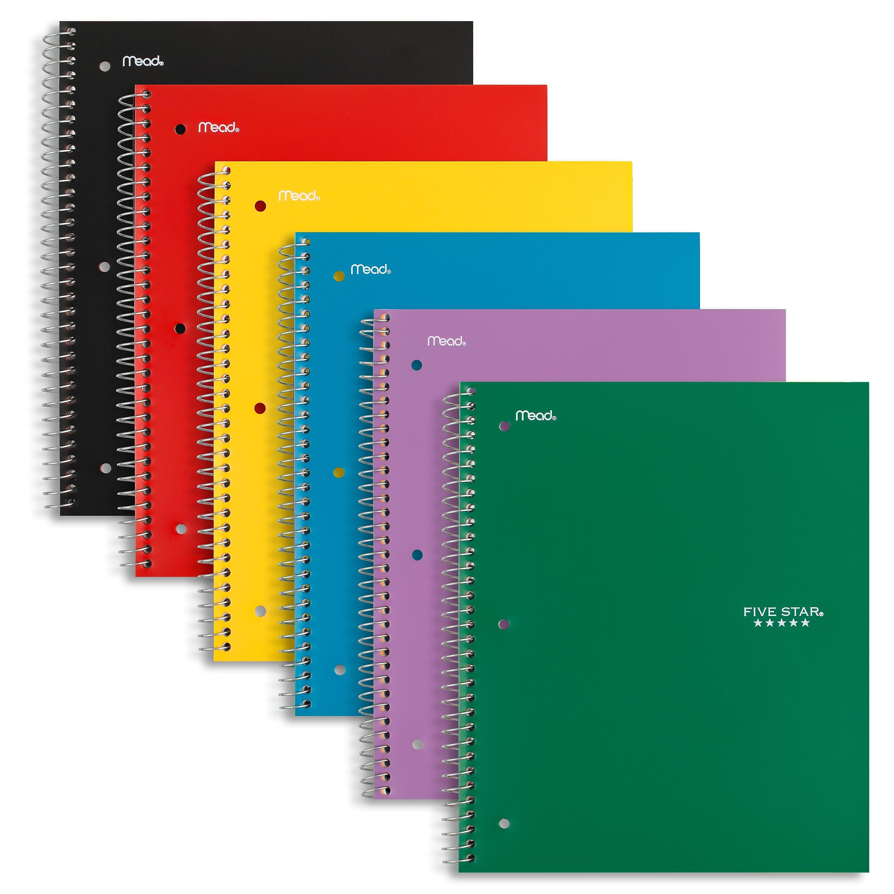 Five Star 3-Subject Notebooks, 8