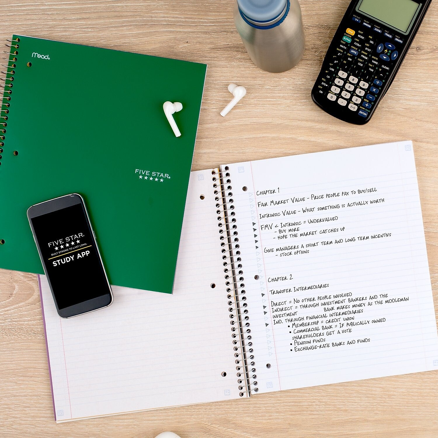 Five Star 3-Subject Notebooks, 8.5