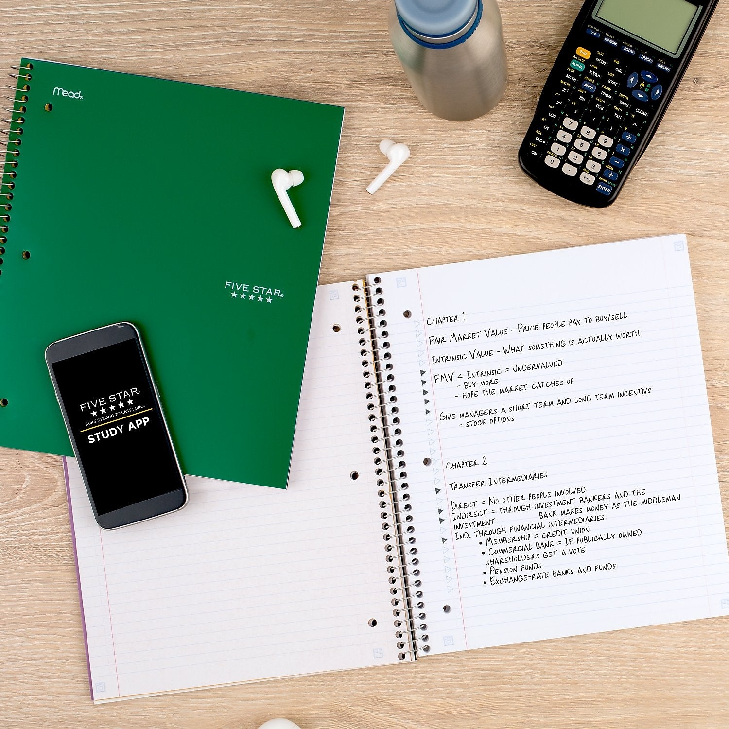 Five Star 3-Subject Notebooks, 8.5