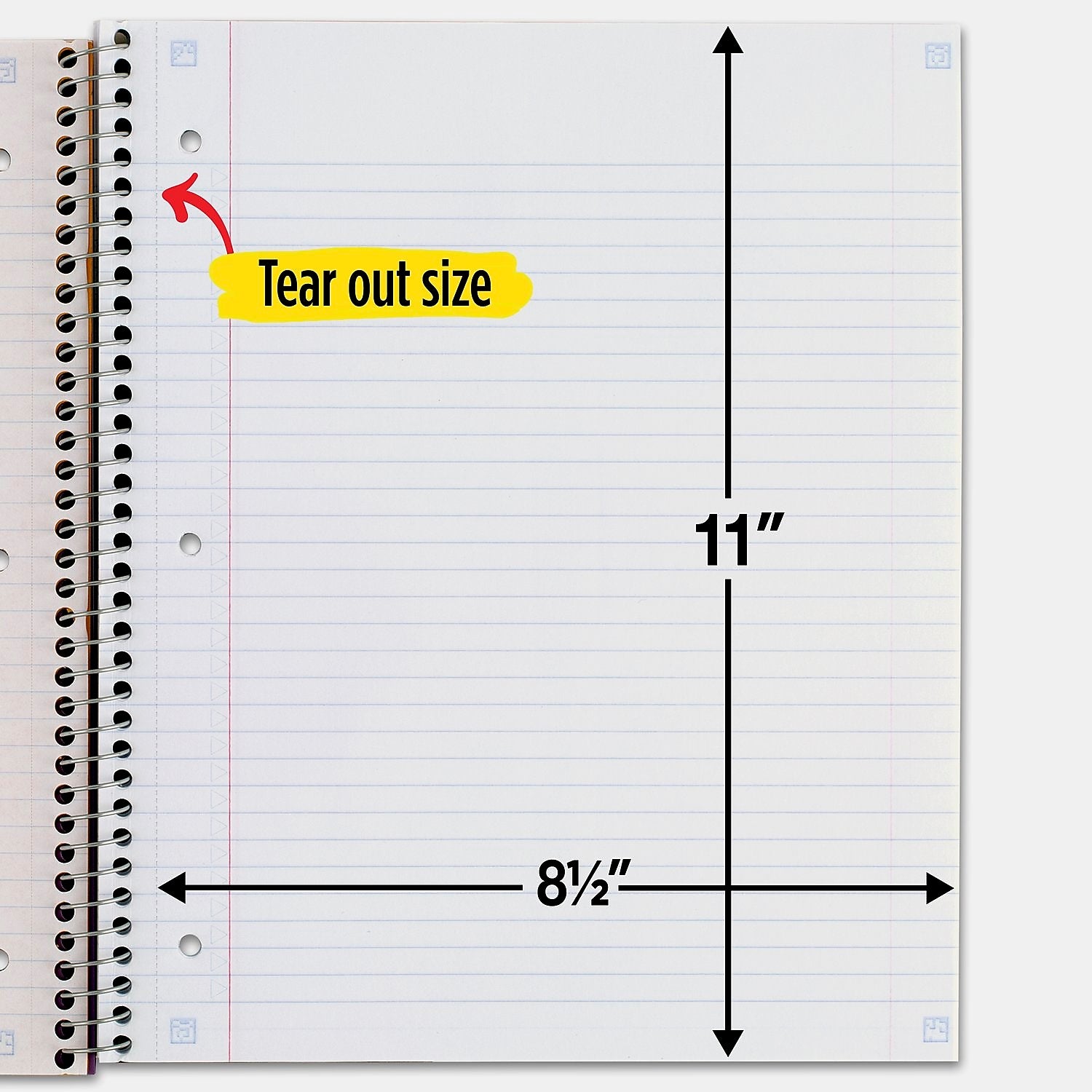 Five Star 3-Subject Notebooks, 8.5