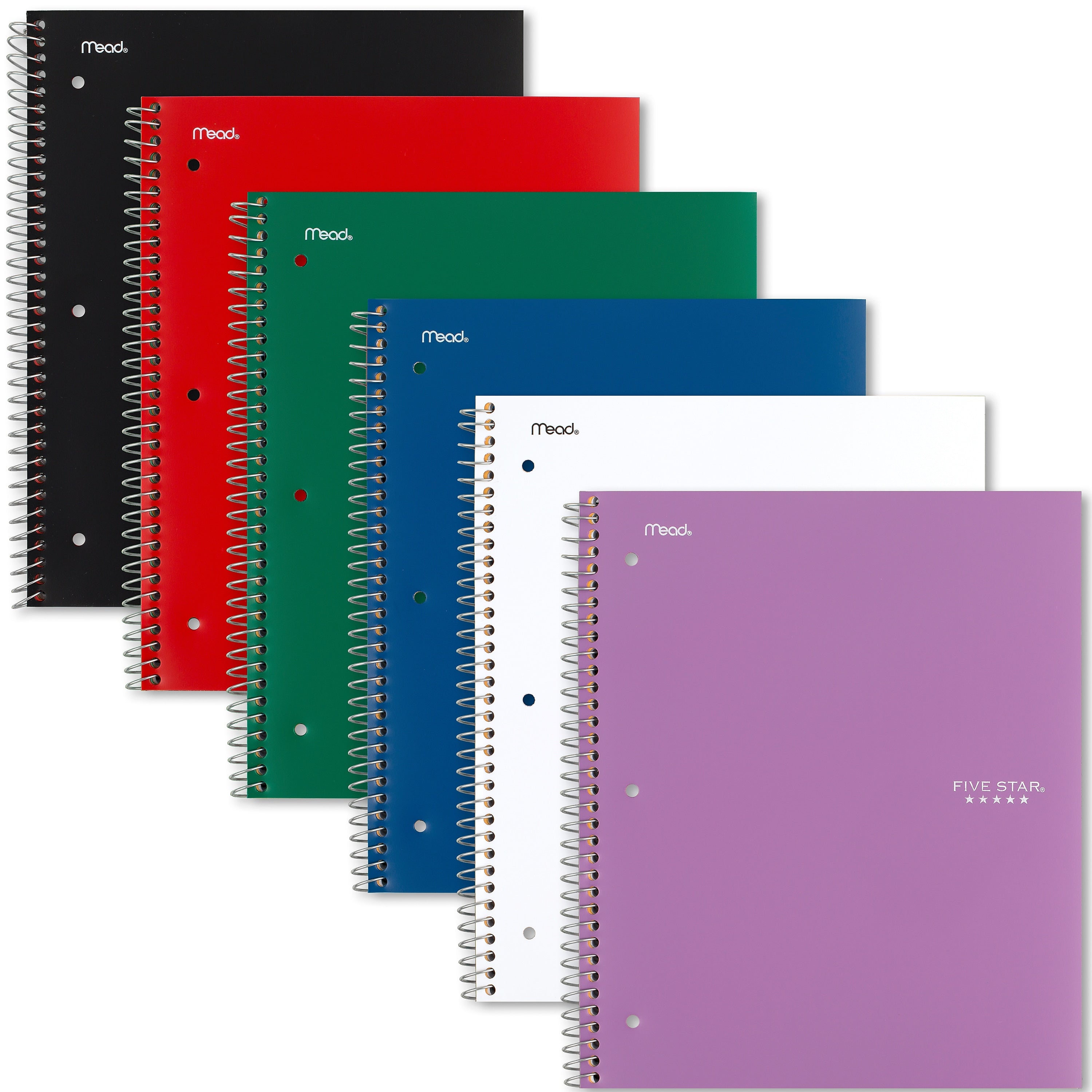 Five Star 3-Subject Notebooks, 8.5