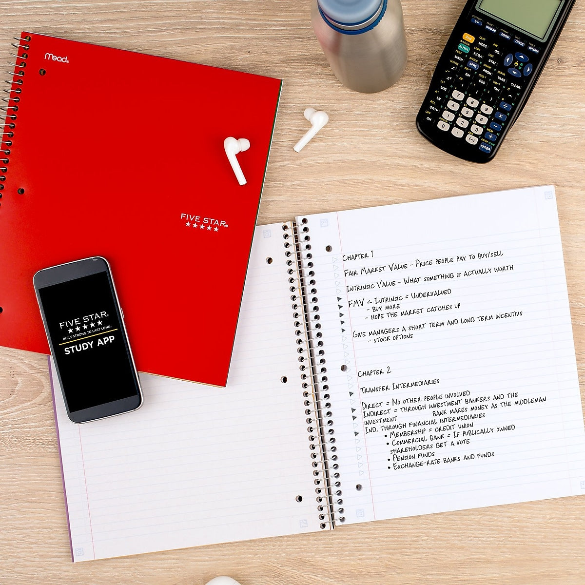 Five Star 5-Subject Subject Notebooks, 8.5