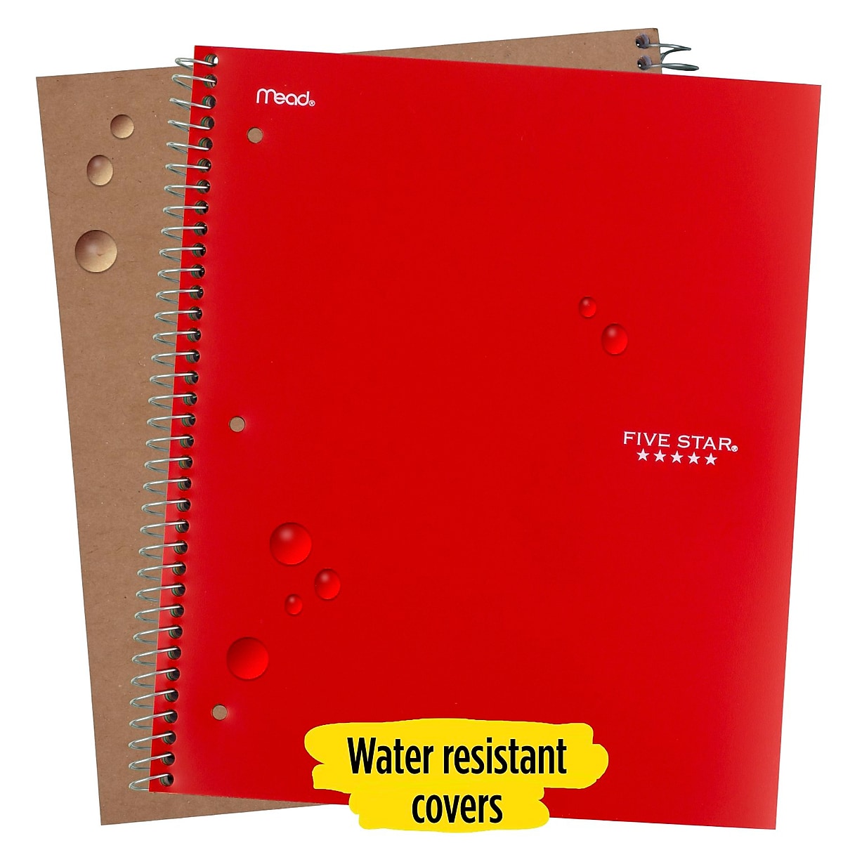 Five Star 5-Subject Subject Notebooks, 8.5