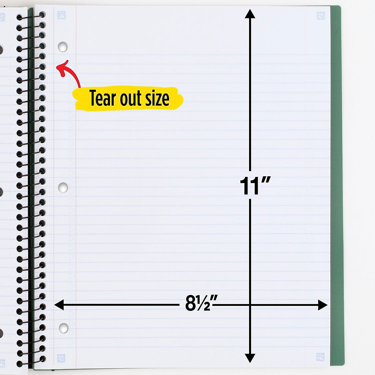 Five Star Advance 3-Subject Notebooks, 8.5