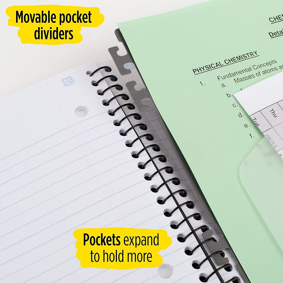 Five Star Advance 3-Subject Notebooks, 8.5