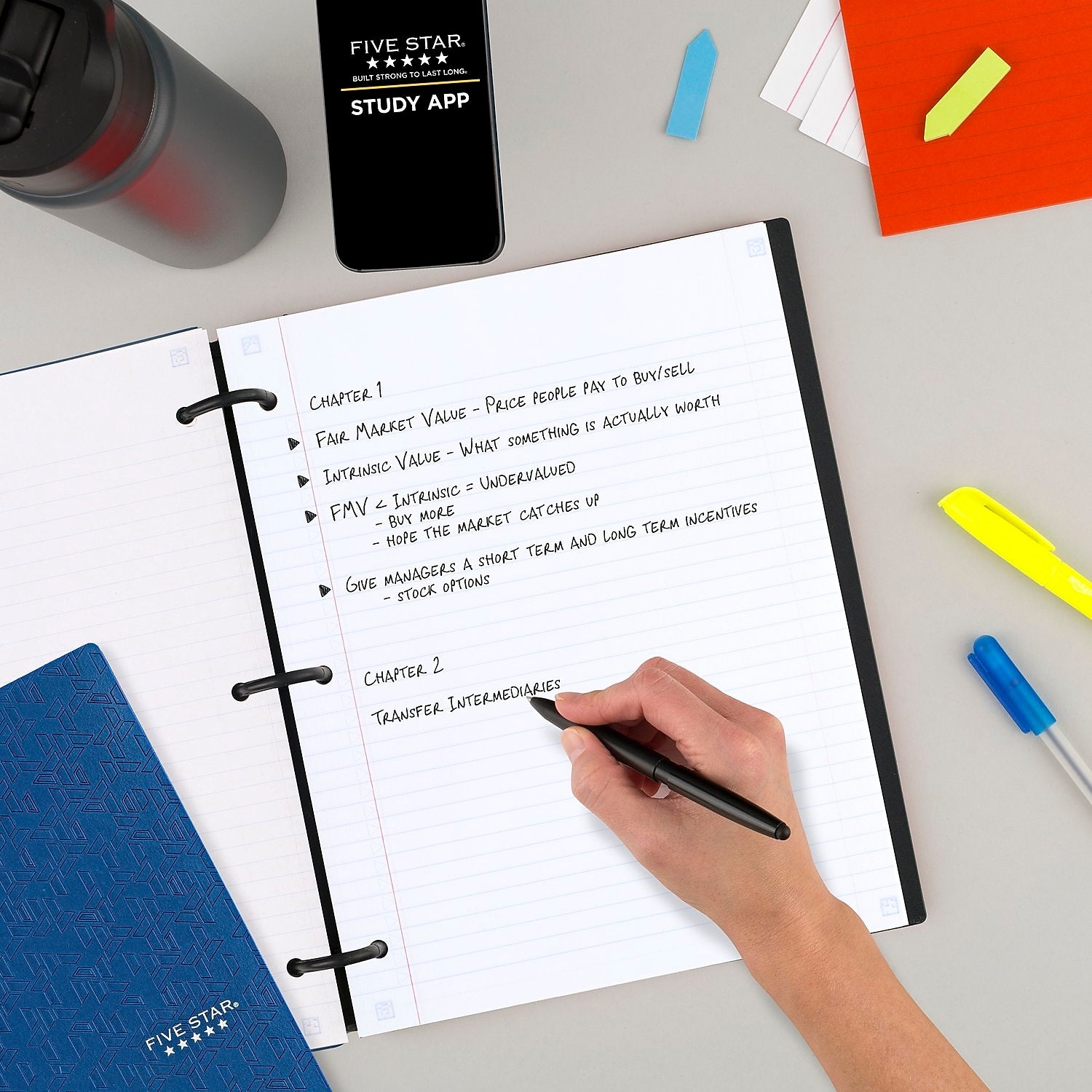 Five Star Flex 3-Subject Notebooks, 8.5