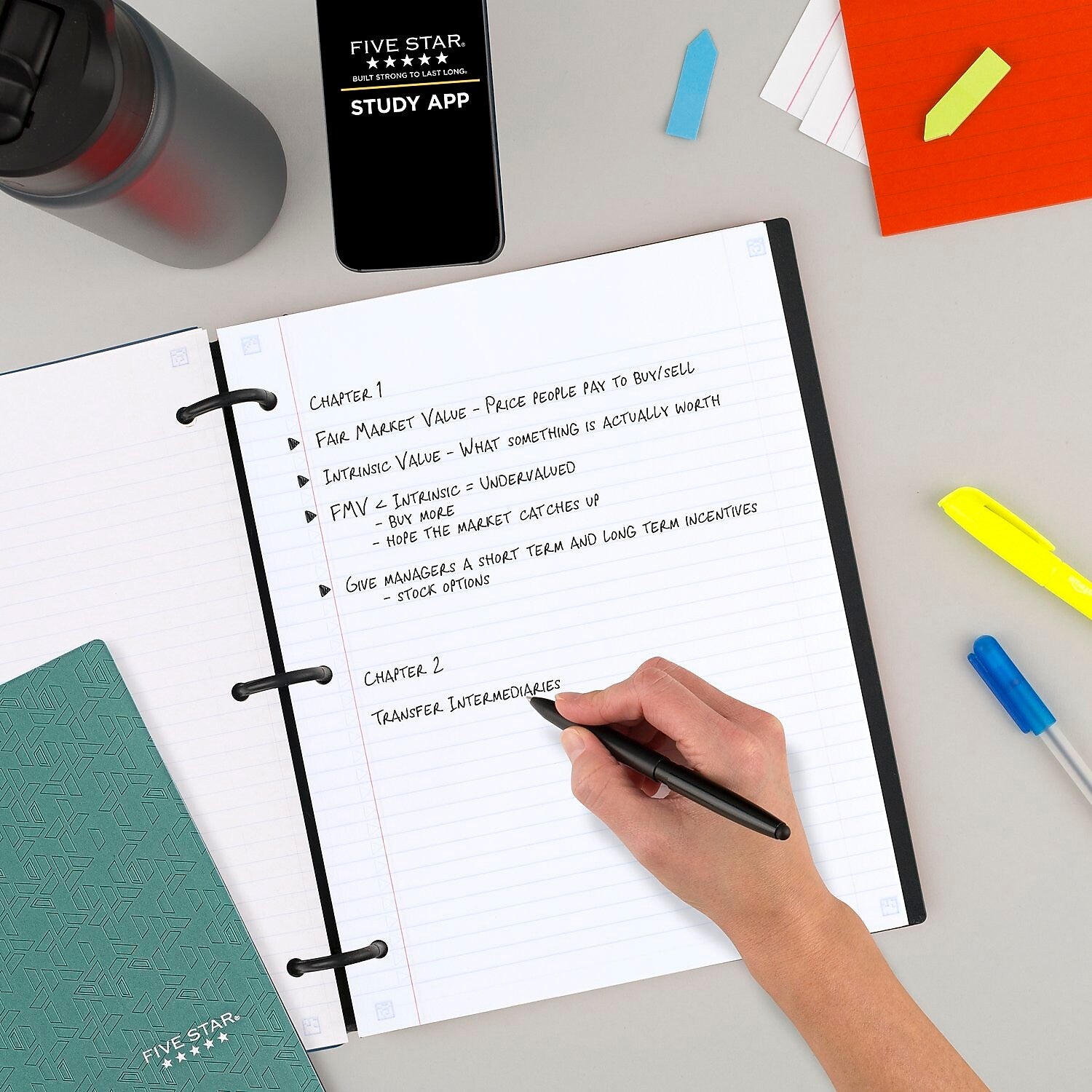 Five Star Flex 5-Subject Subject Notebooks, 8.5