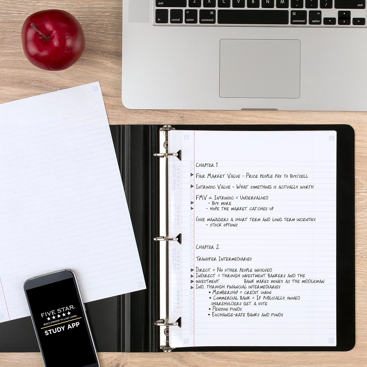 Five Star Reinforced College Ruled Filler Paper, 8.5