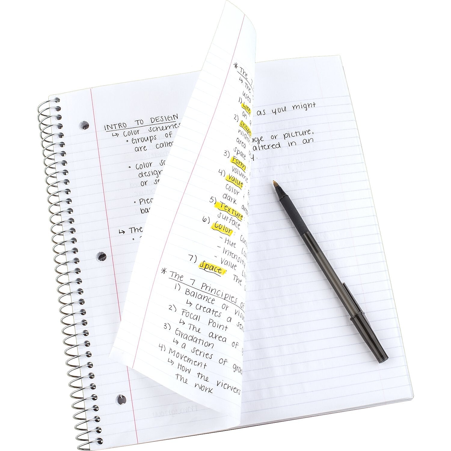 Five Star Wirebound Notebook, 1-Subject Notebook, 8.5