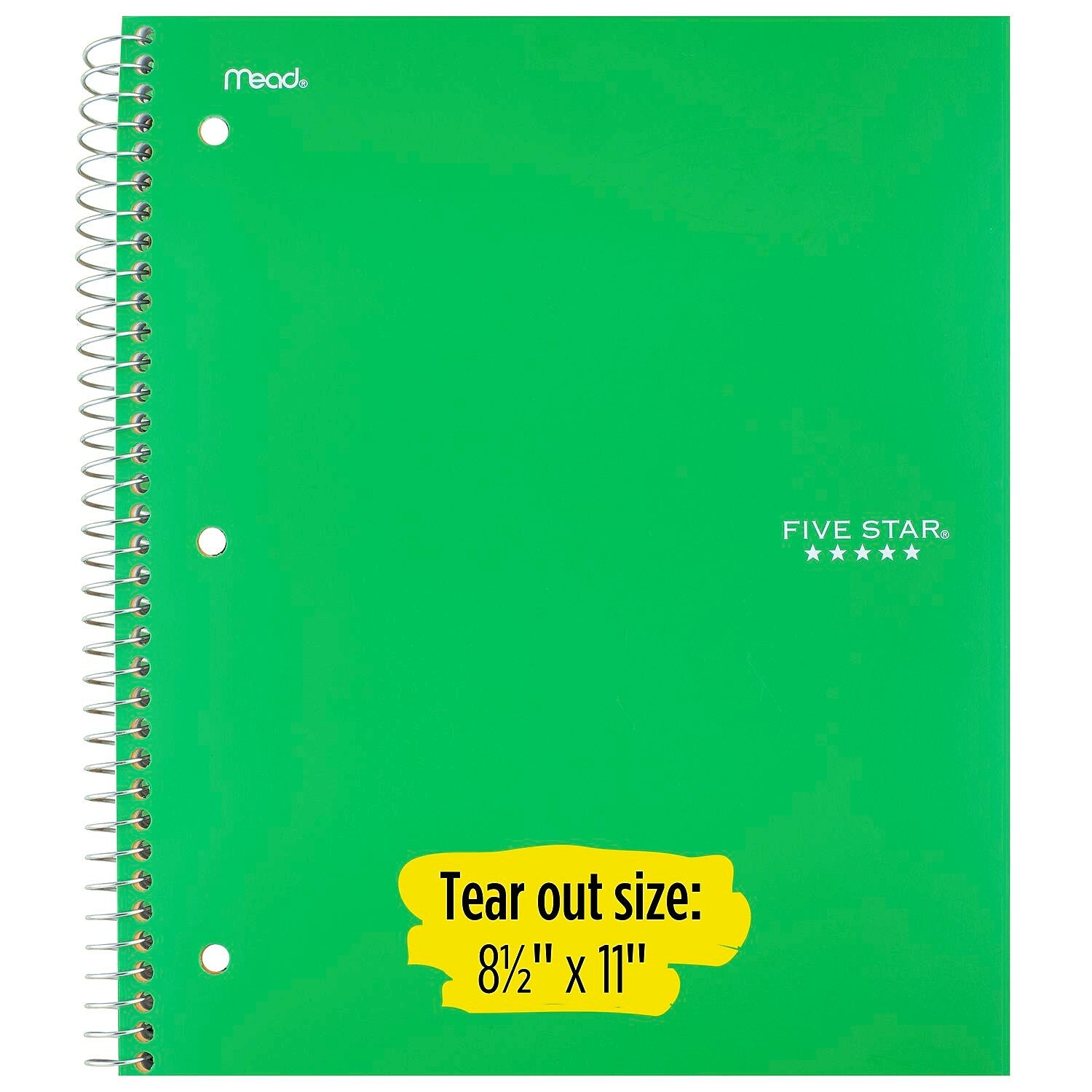 Five Star® Wirebound Notebook, 1-Subject Notebook, 8.5