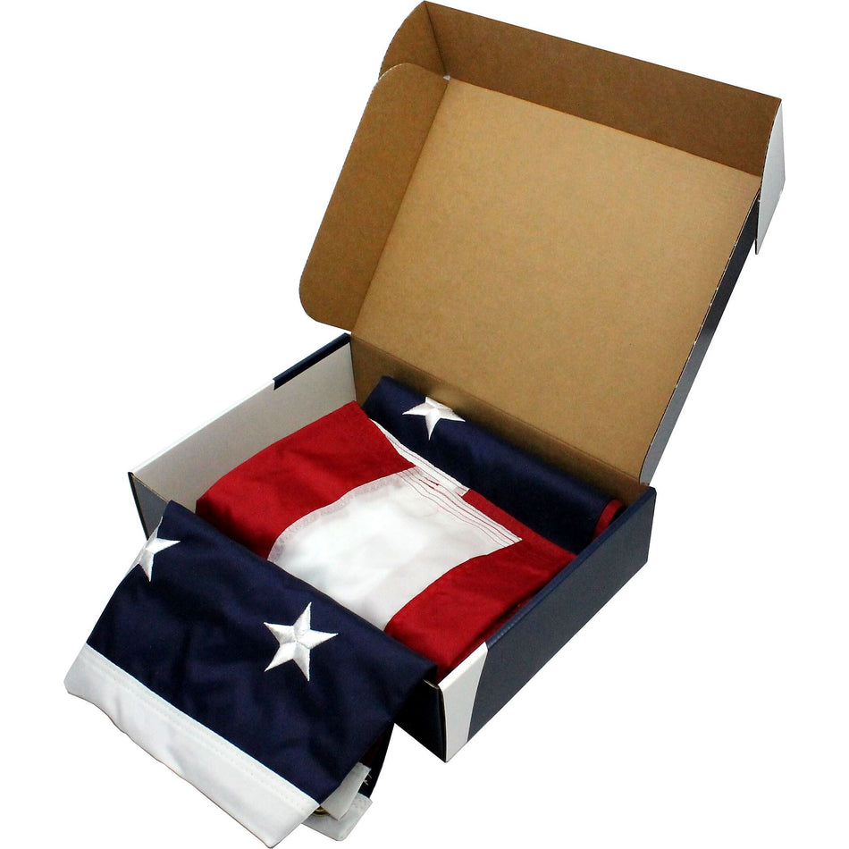 Flagzone Durawavez Nylon Outdoor U.S. Flag with Heading & Grommets, 5' x 8'