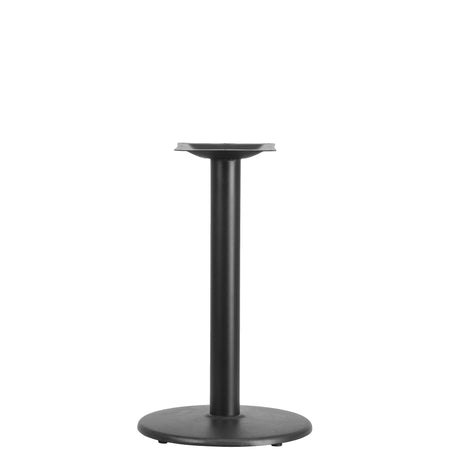 Flash Furniture 18'' Round Restaurant Table Base With 3'' Dia. Table Height Column, Black