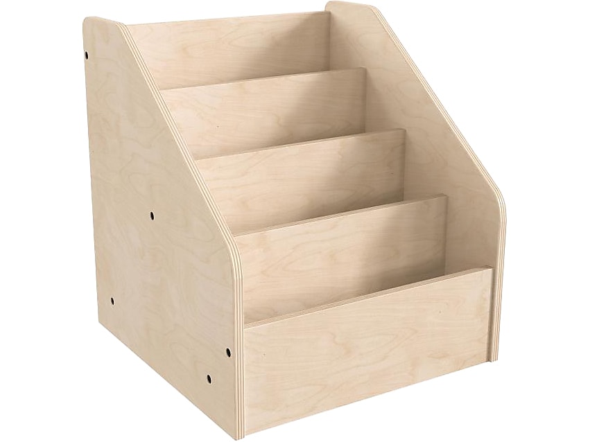Flash Furniture Bright Beginnings 4-Section Book Display Unit, 19