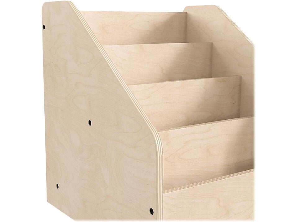 Flash Furniture Bright Beginnings 4-Section Book Display Unit, 19