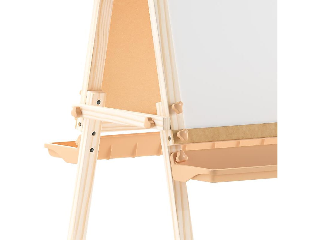 Flash Furniture Bright Beginnings Art Easel, 49", Natural Birch Plywood