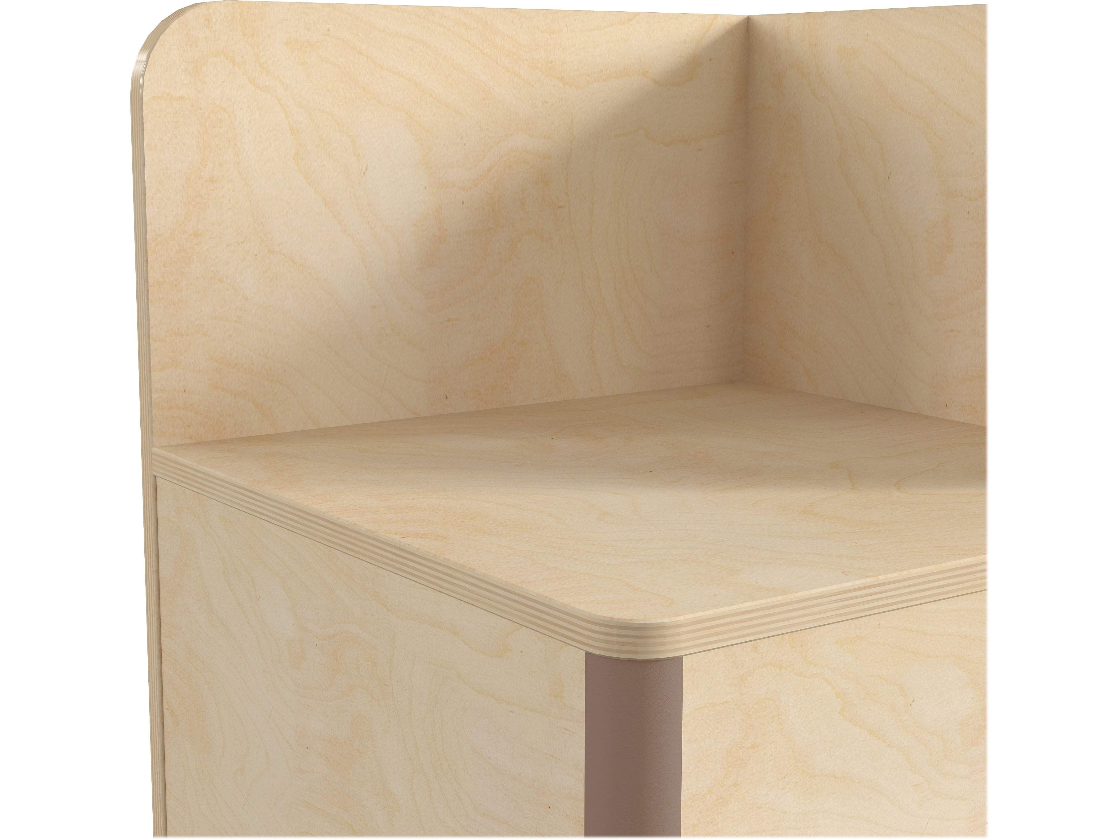 Flash Furniture Bright Beginnings Hercules Square Corner Table, 16.5