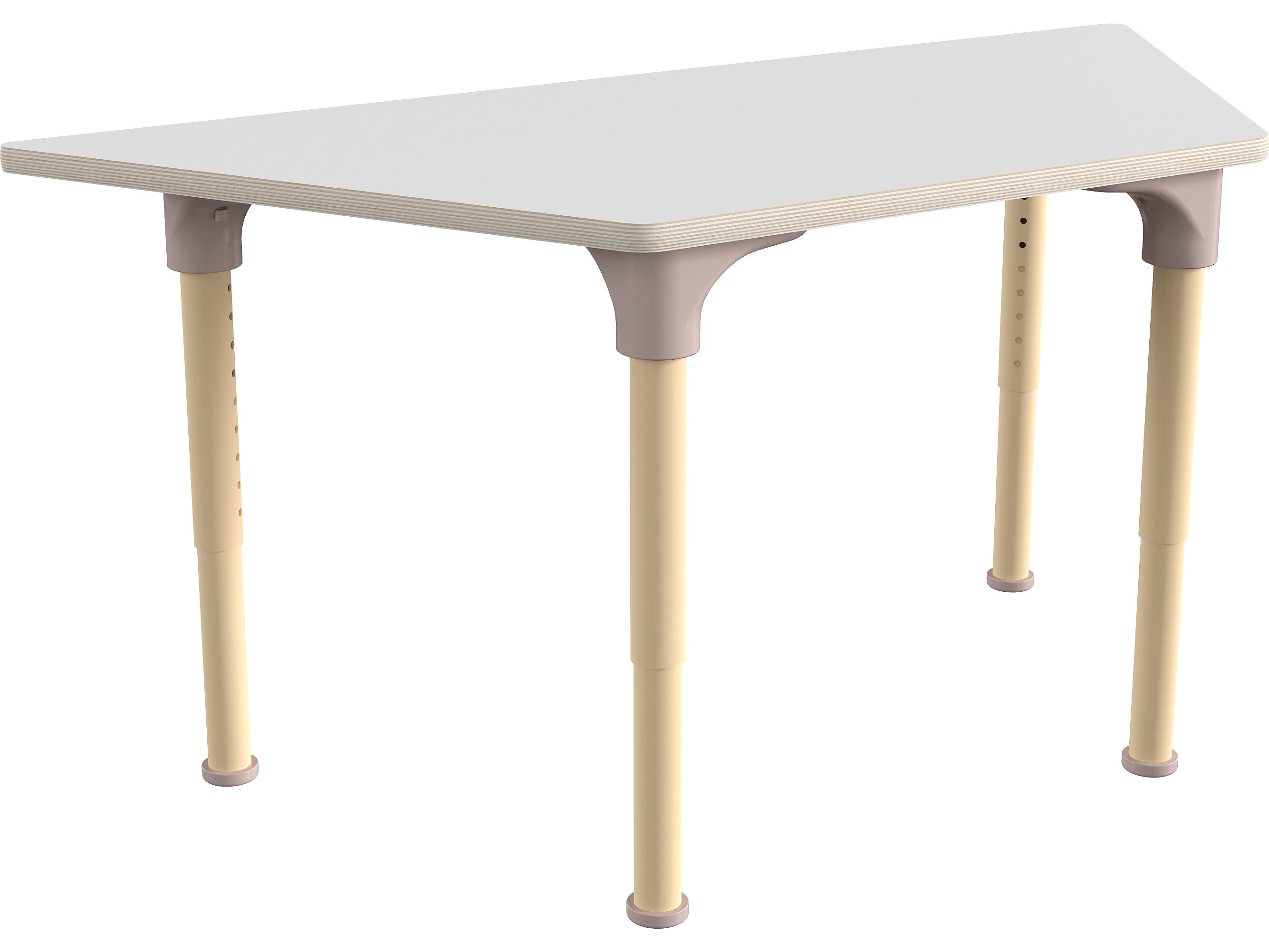 Flash Furniture Bright Beginnings Hercules Trapezoid Table, 47