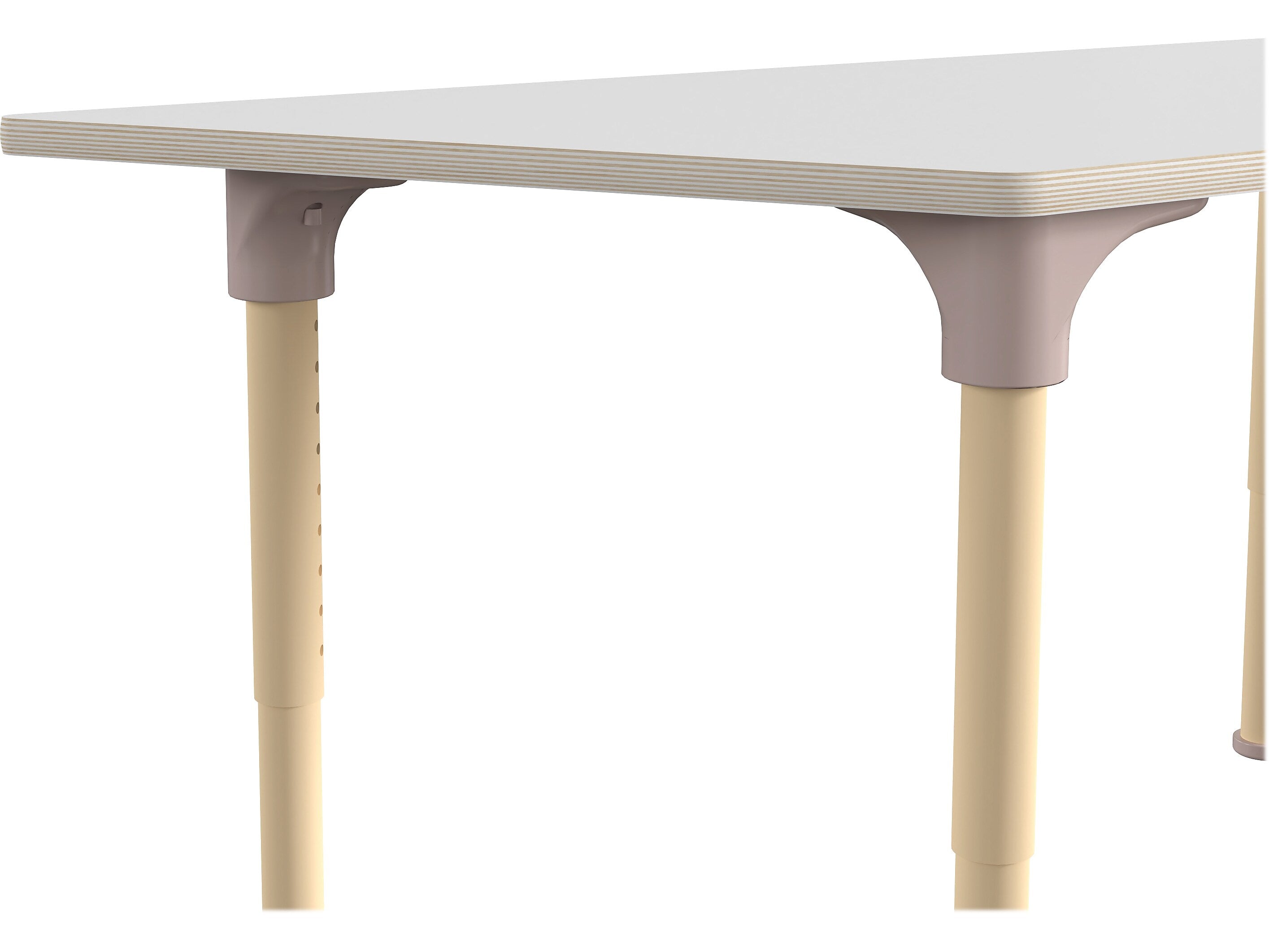 Flash Furniture Bright Beginnings Hercules Trapezoid Table, 47