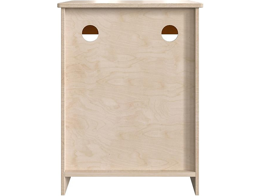Flash Furniture Bright Beginnings Kids' 2-Shelf Kitchen Cabinet, Brown/Orange