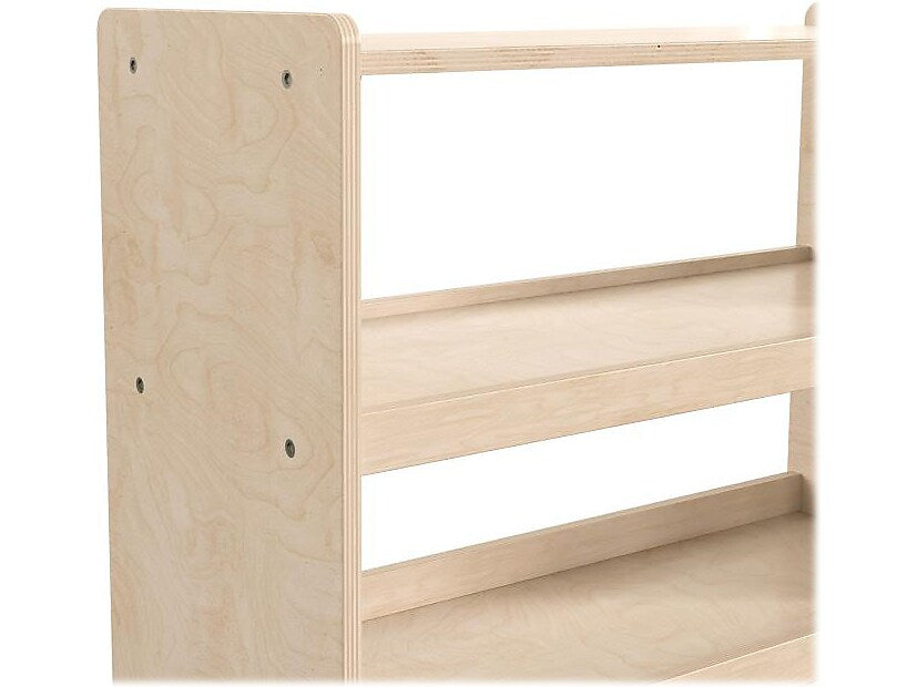 Flash Furniture Bright Beginnings Mobile 2-Section Storage Cart, 24.5