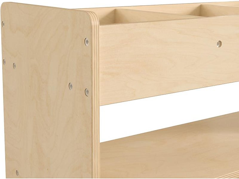 Flash Furniture Bright Beginnings Mobile 5-Section Storage Cart, 24.5