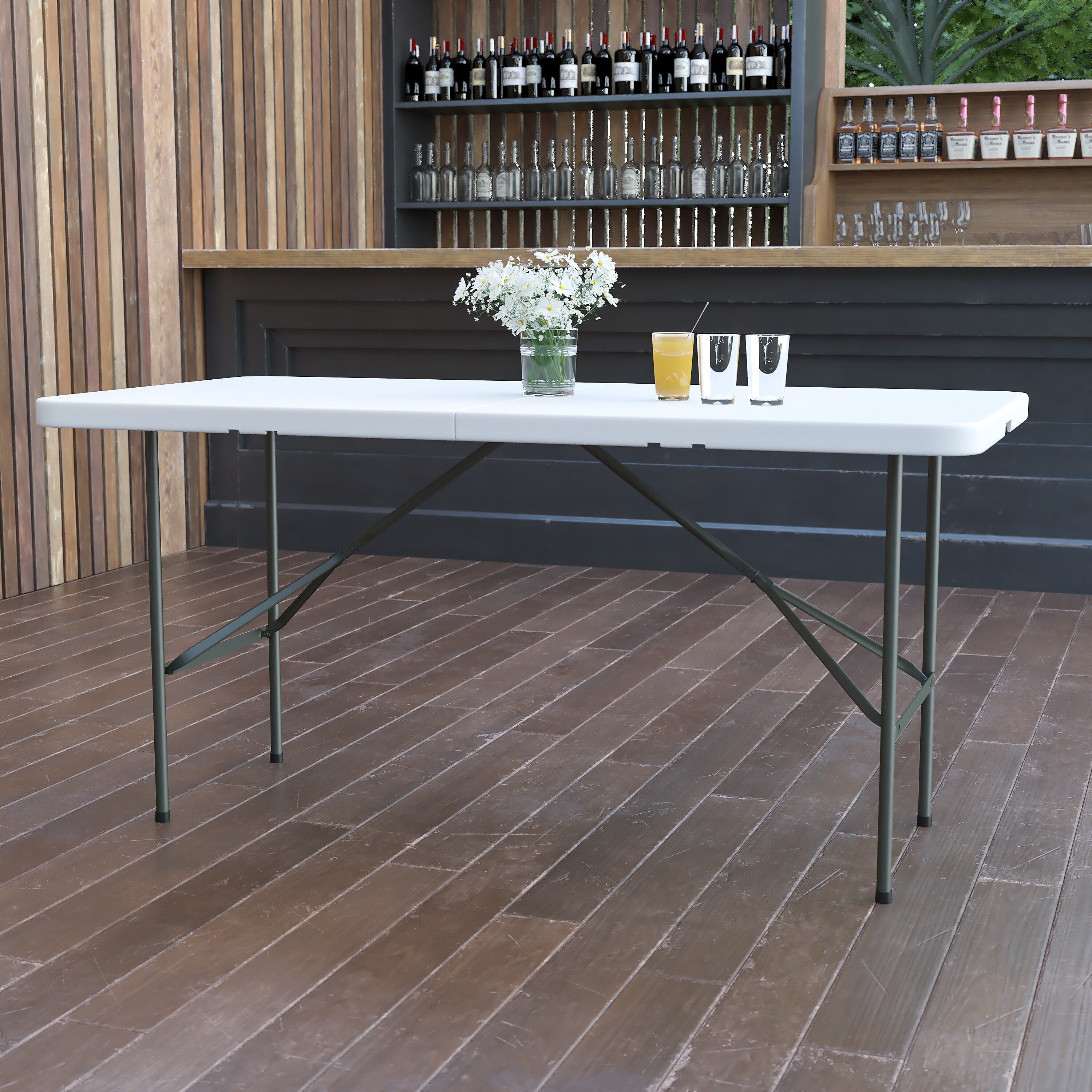 Flash Furniture Elon Folding Table, 60