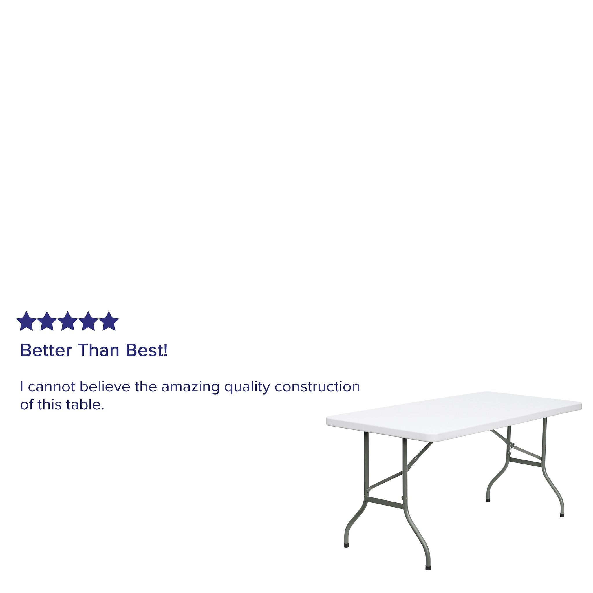 Flash Furniture Elon Folding Table, 60