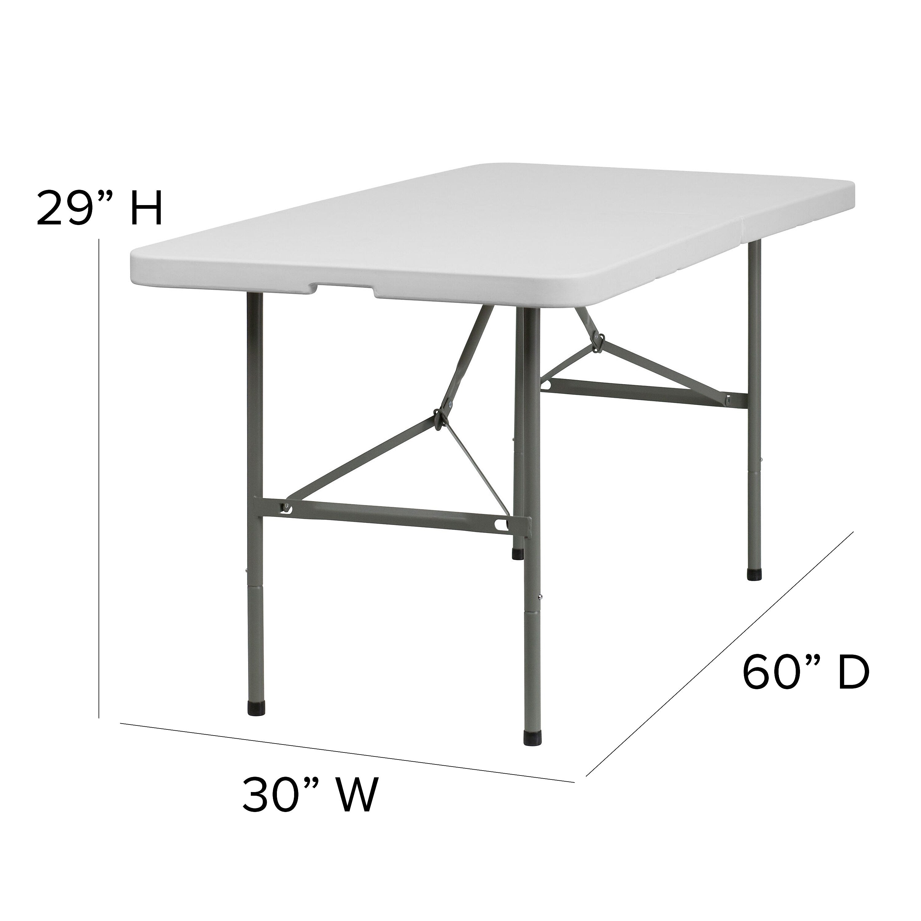 Flash Furniture Elon Folding Table, 60