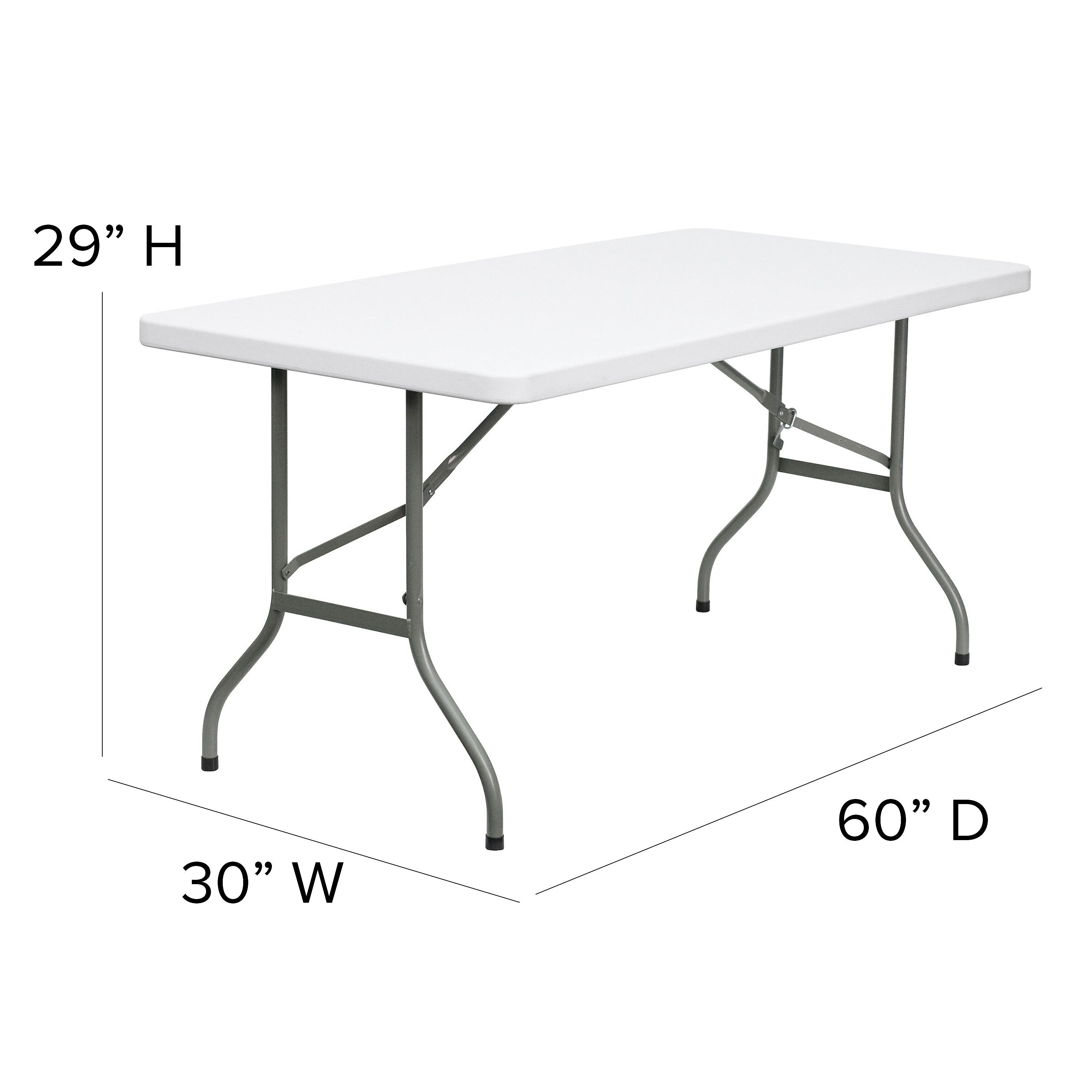 Flash Furniture Elon Folding Table, 60