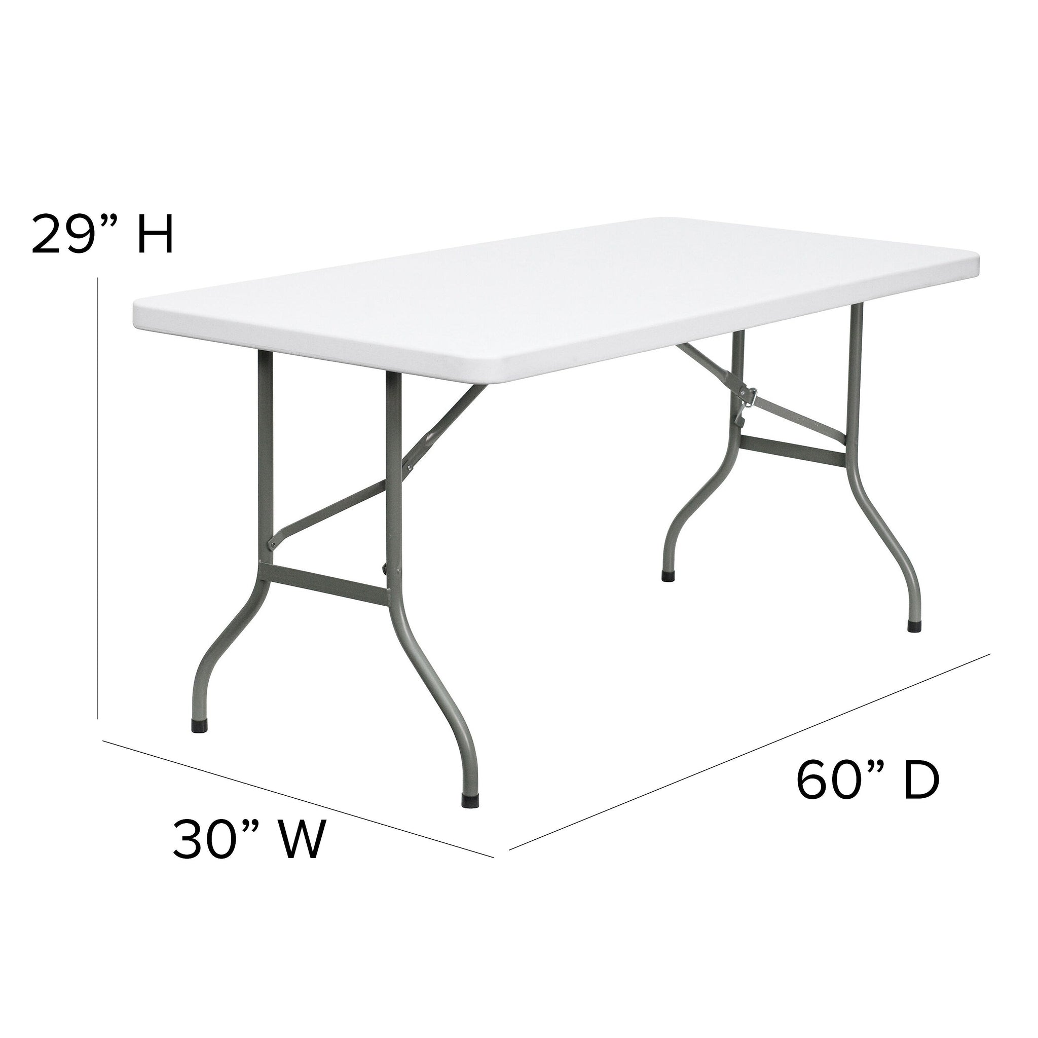 Flash Furniture Elon Folding Table, 60