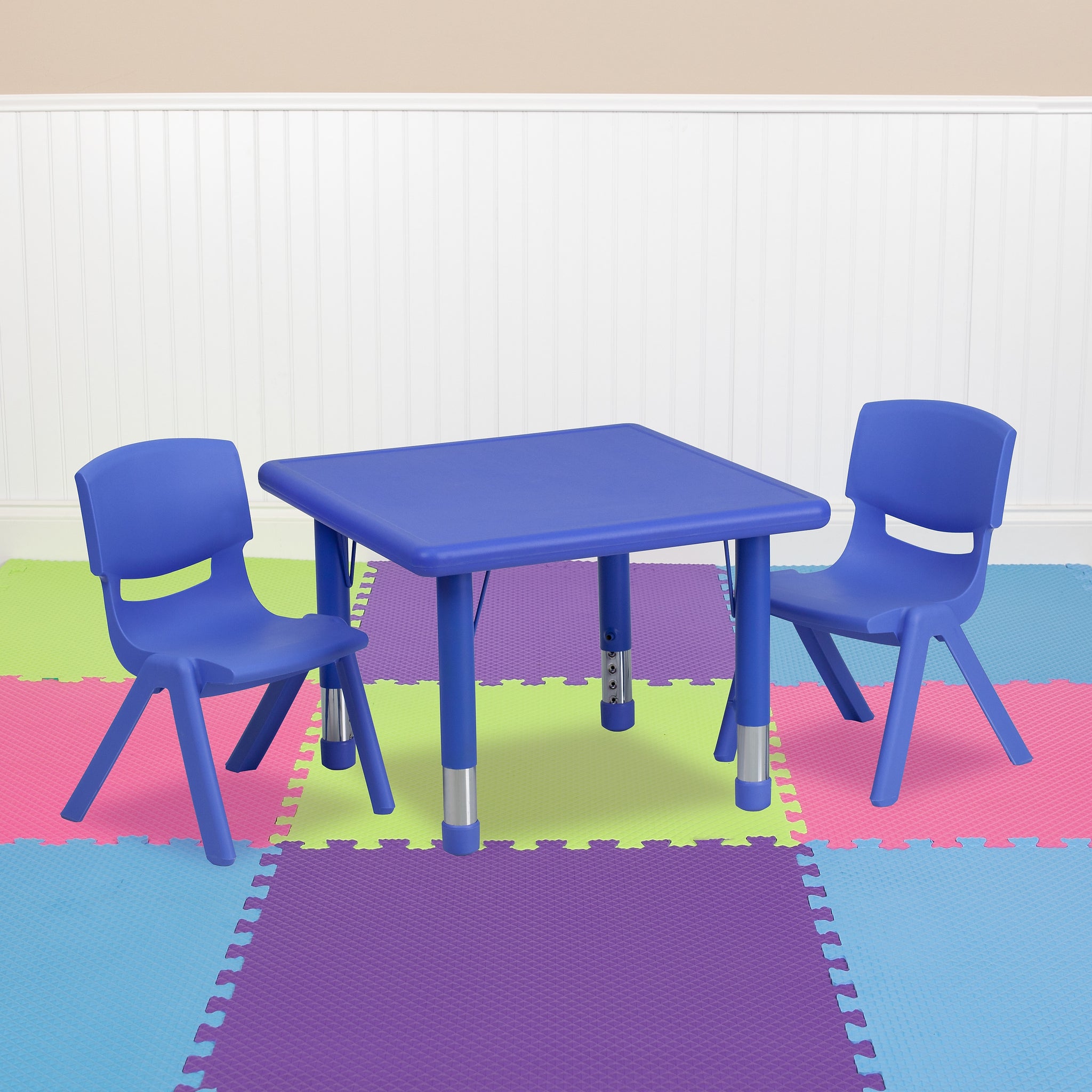 Flash Furniture Emmy Square Activity Table Set, 24