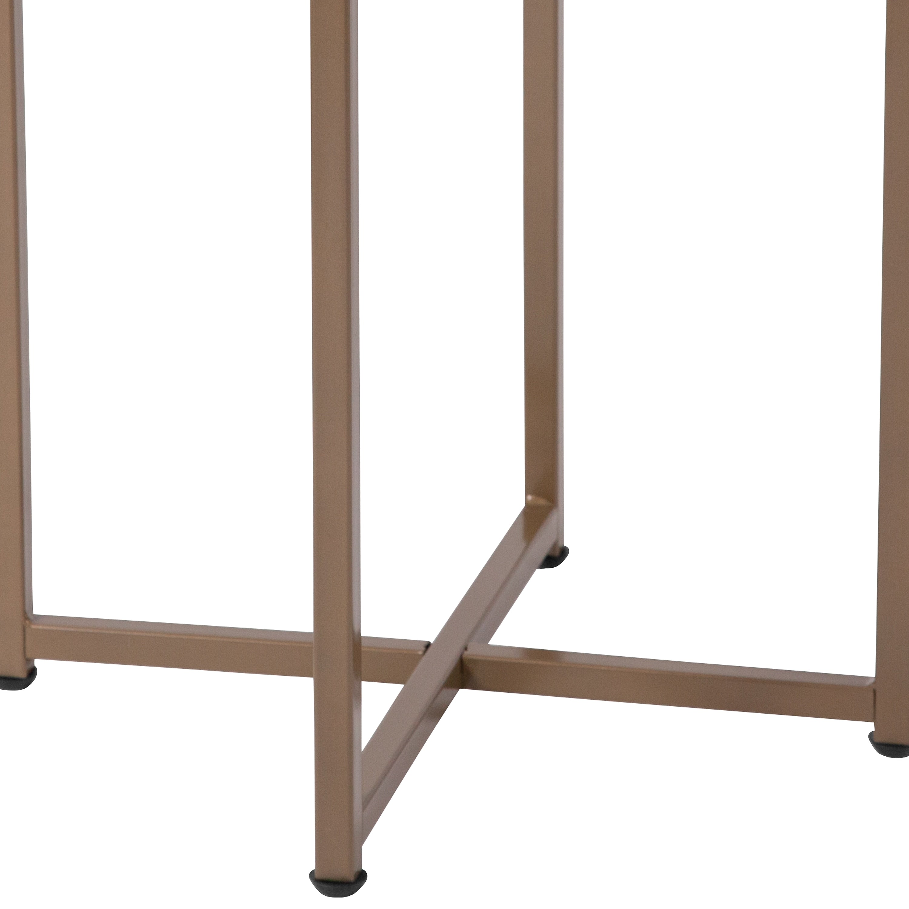 Flash Furniture HERCULES Series End Table, White