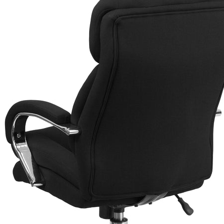 Flash Furniture HERCULES Series Ergonomic Fabric Swivel 24/7 Intensive Use Big & Tall Executive Office Chair, Black