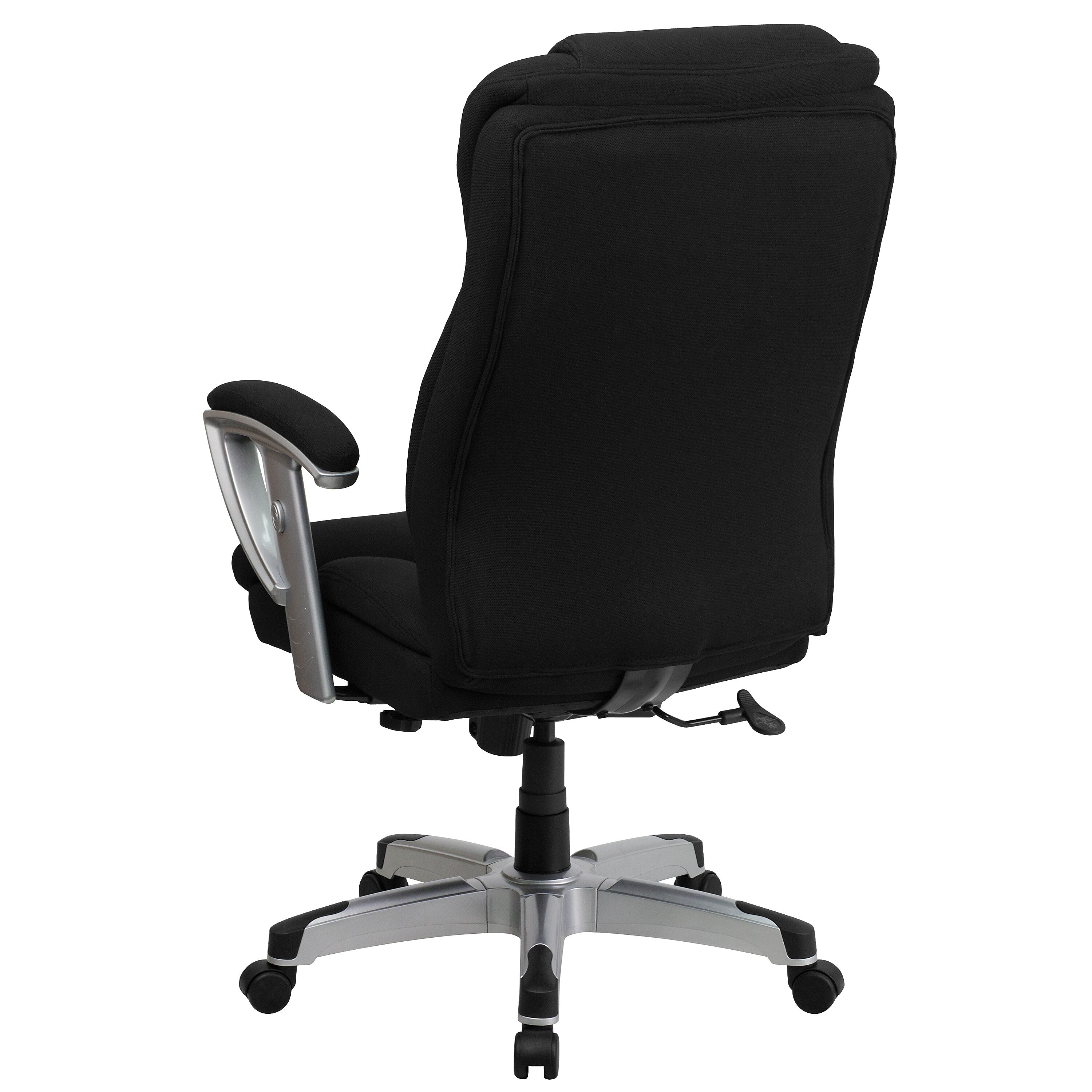 Flash Furniture HERCULES Series Fabric Swivel Big & Tall Executive Office Chair, Black