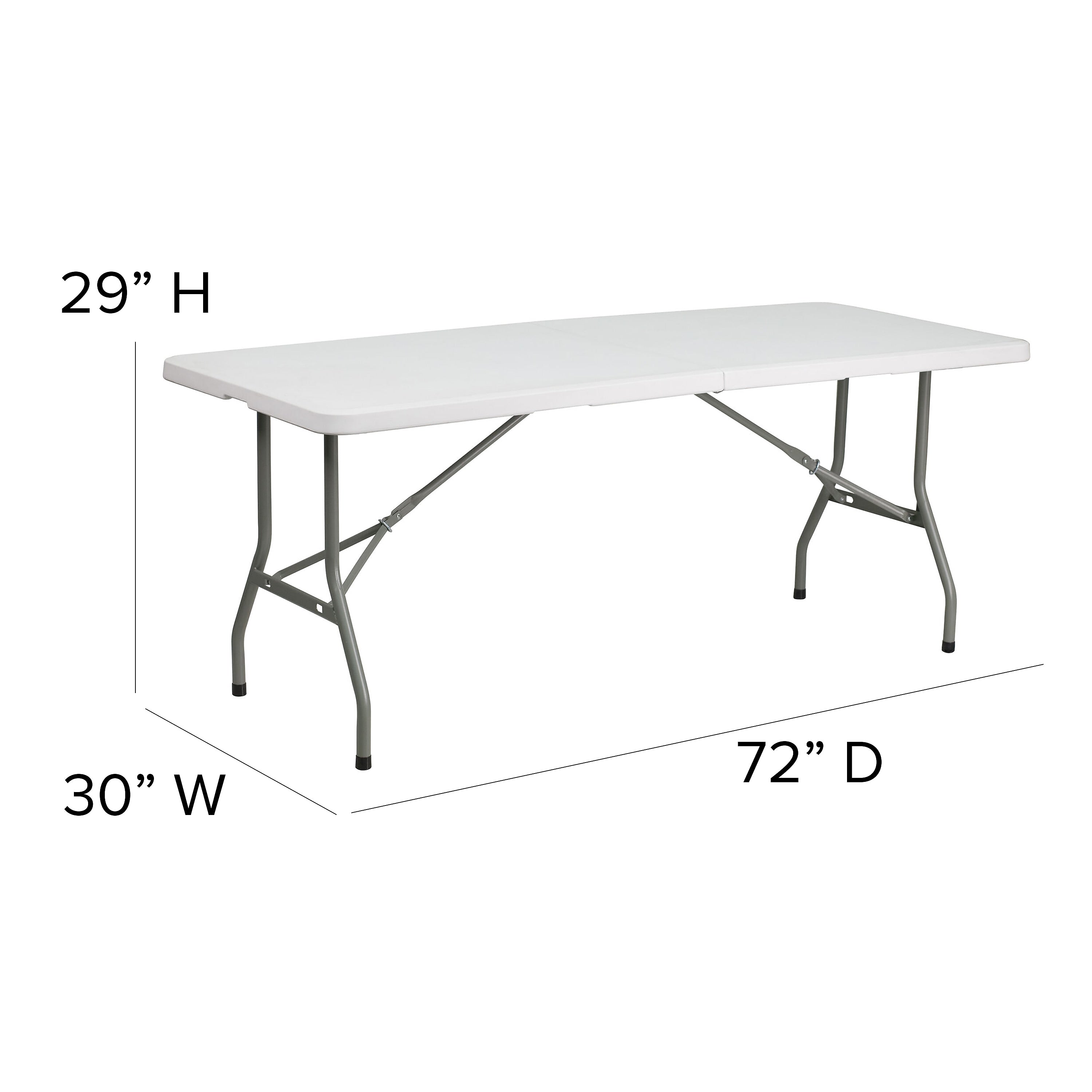 Flash Furniture Kathryn Folding Table, 72