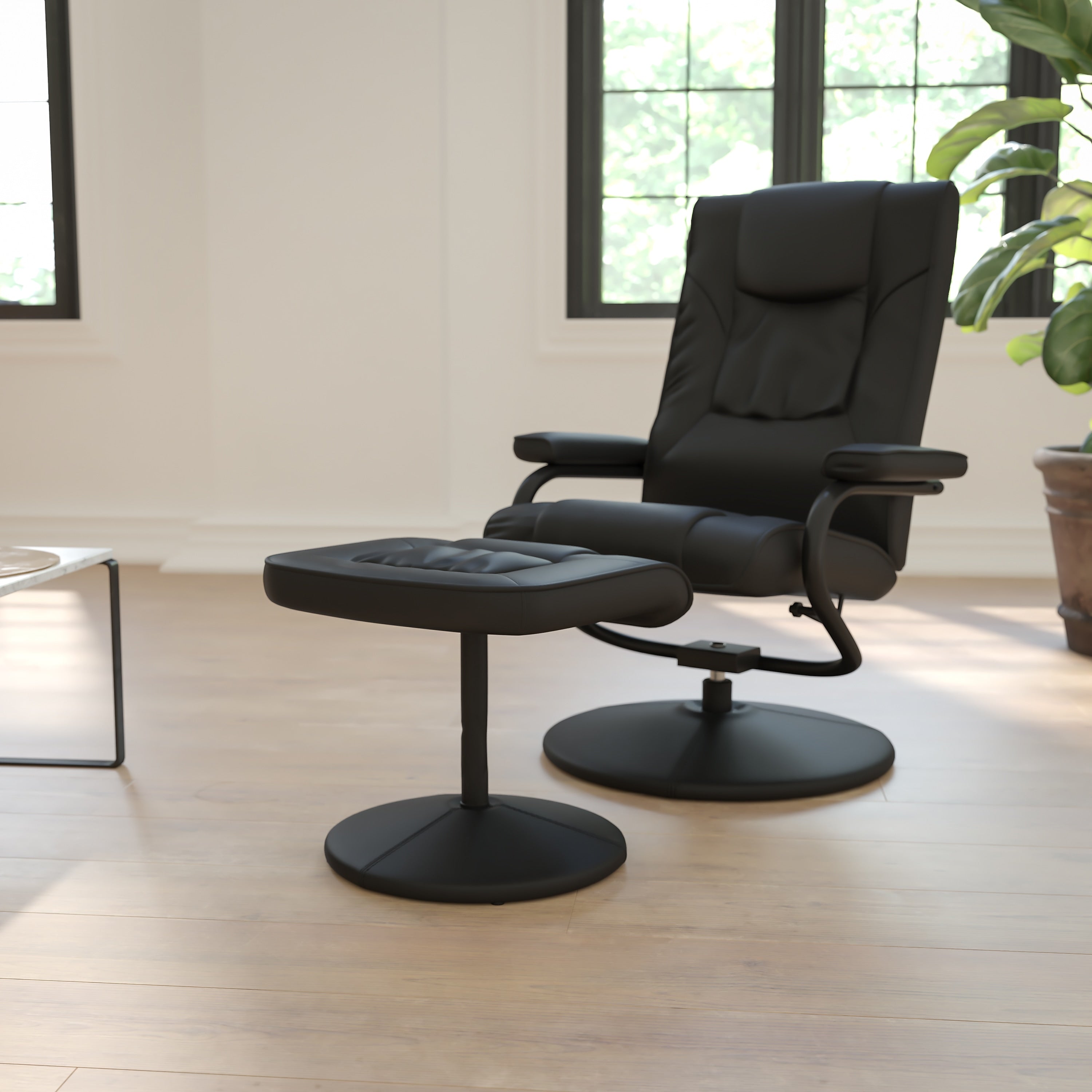 Flash Furniture LeatherSoft Recliners Black