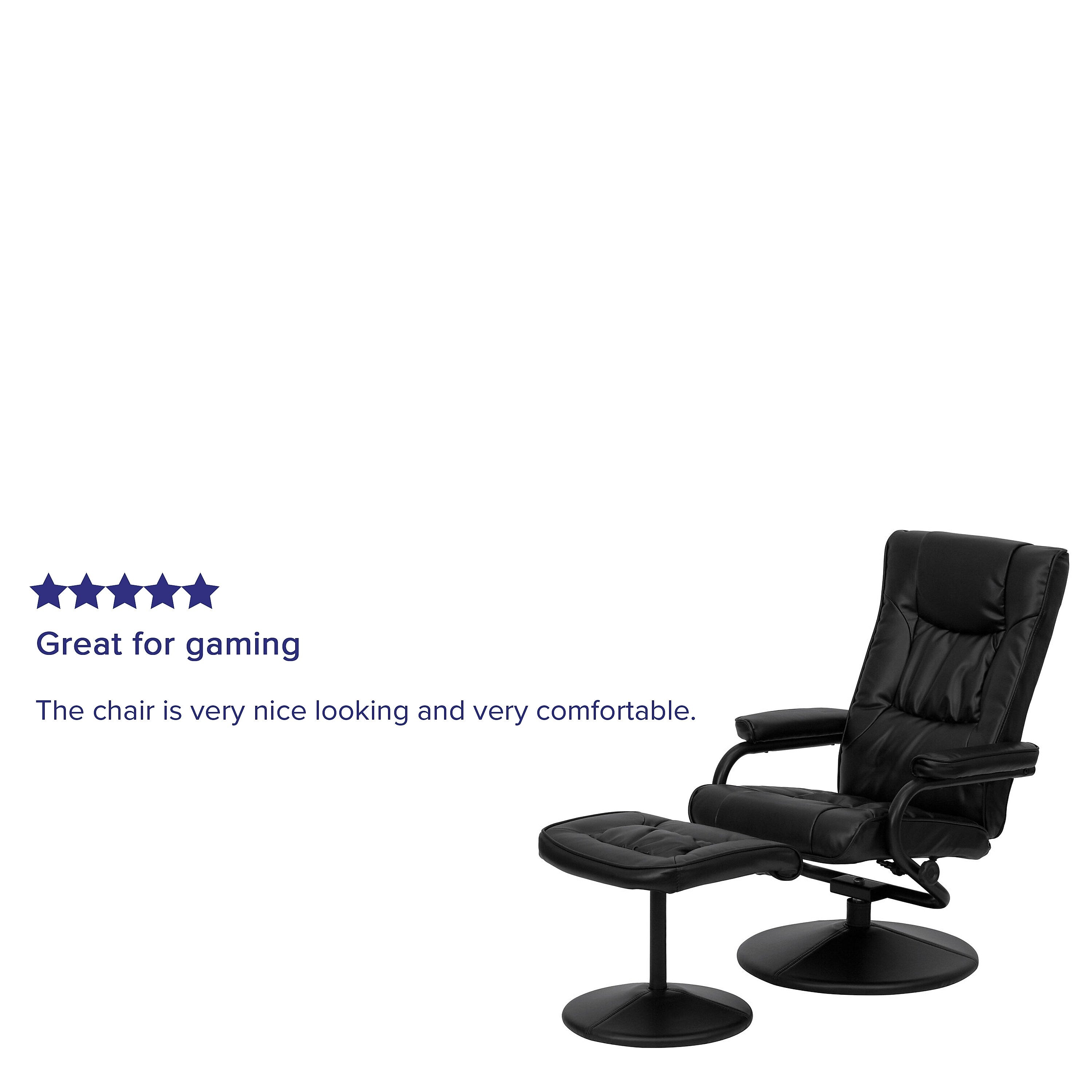 Flash Furniture LeatherSoft Recliners Black