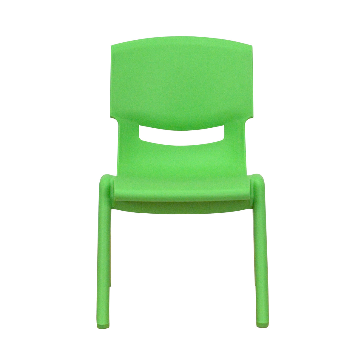 Flash Furniture Plastic School Chair with 10.5" Seat Height, Green, 4-Pieces