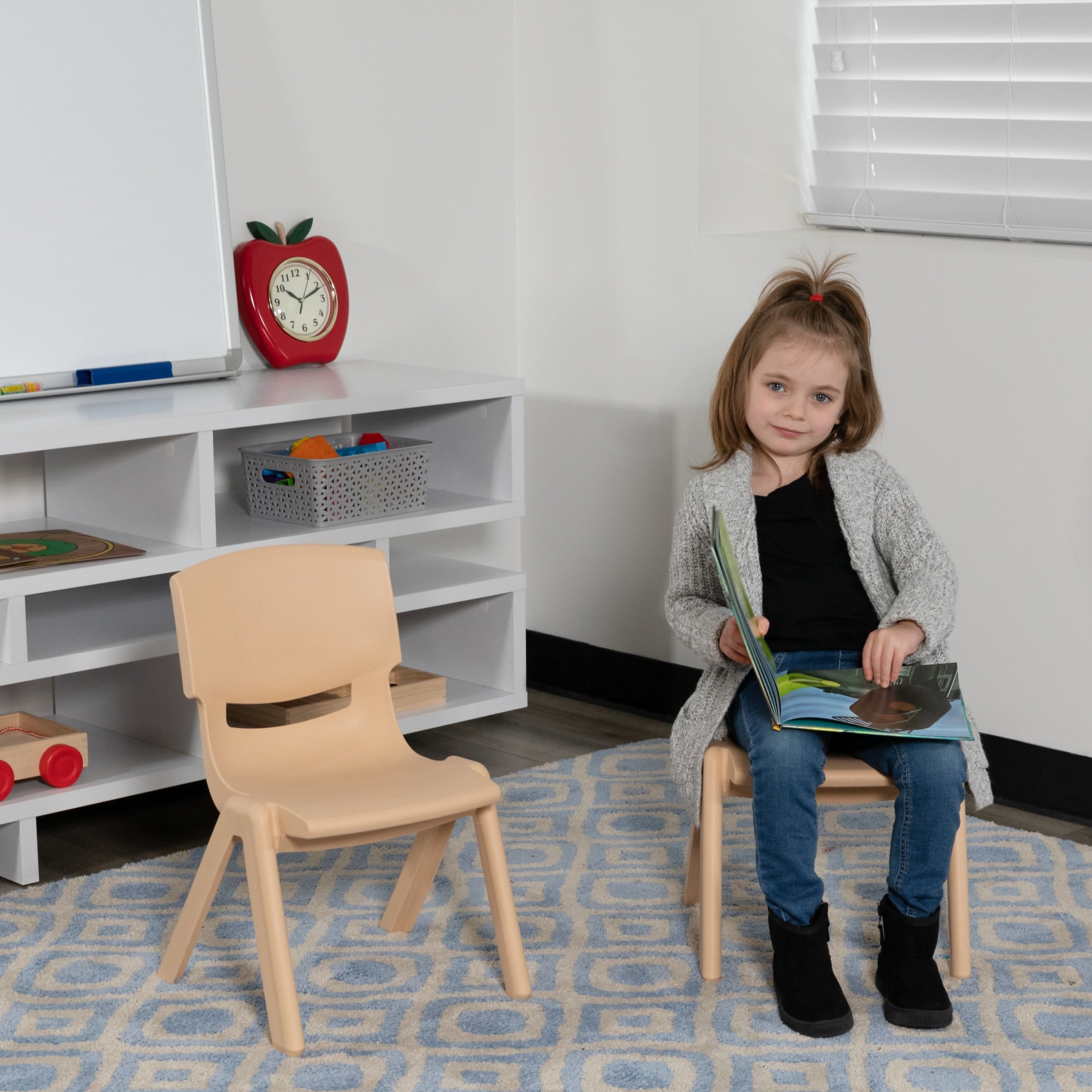 Flash Furniture Plastic School Chair with 10.5