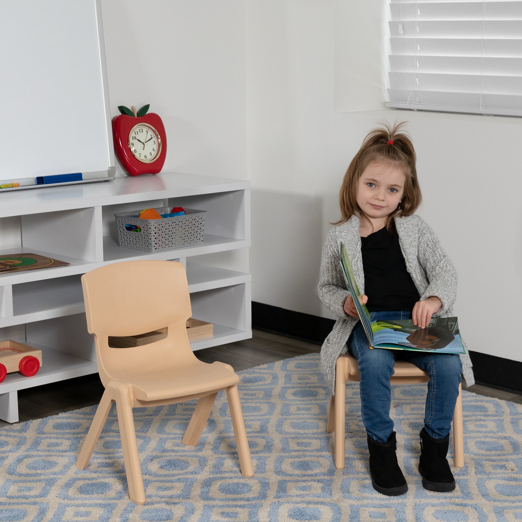 Flash Furniture Plastic School Chair with 10.5