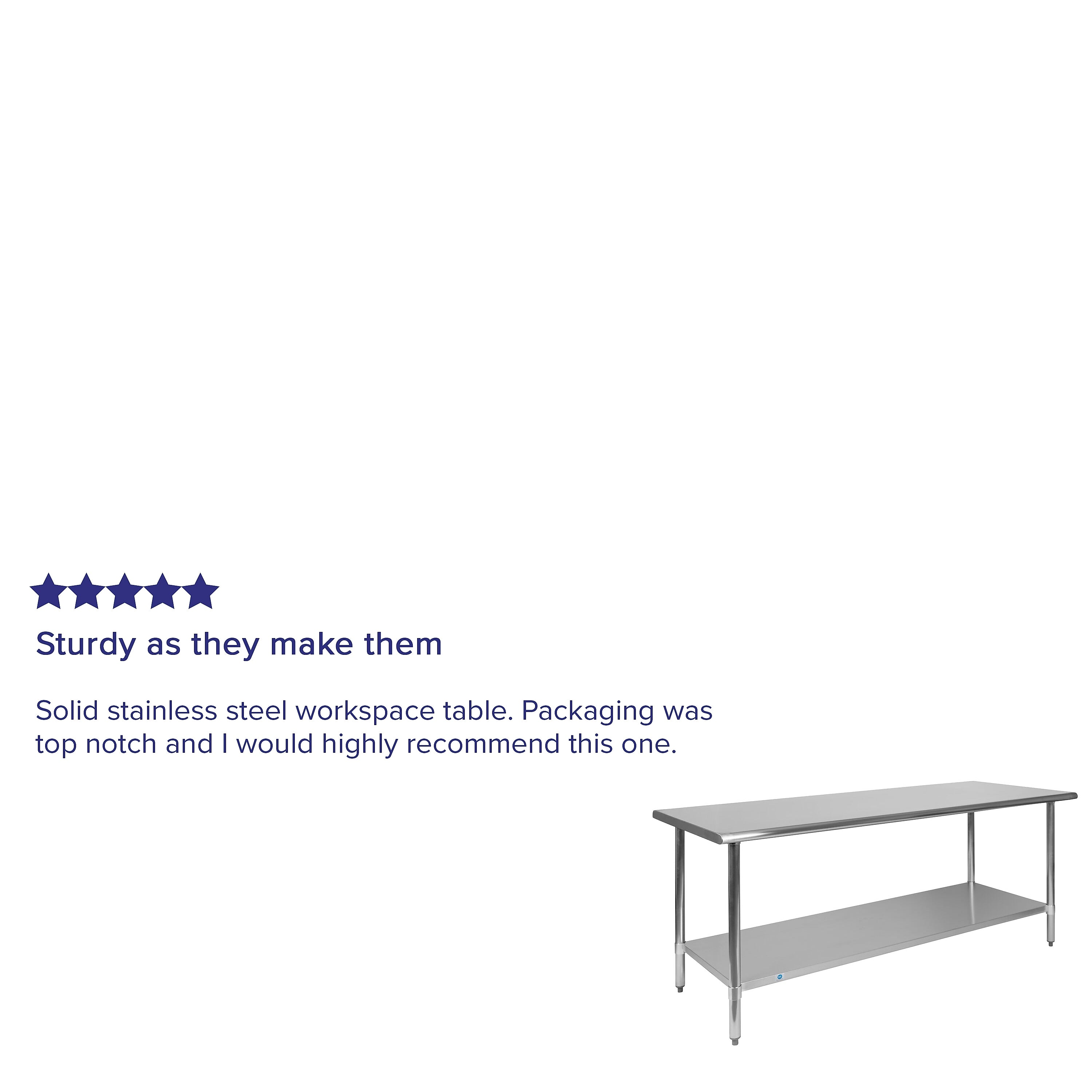 Flash Furniture Prep Table, 72