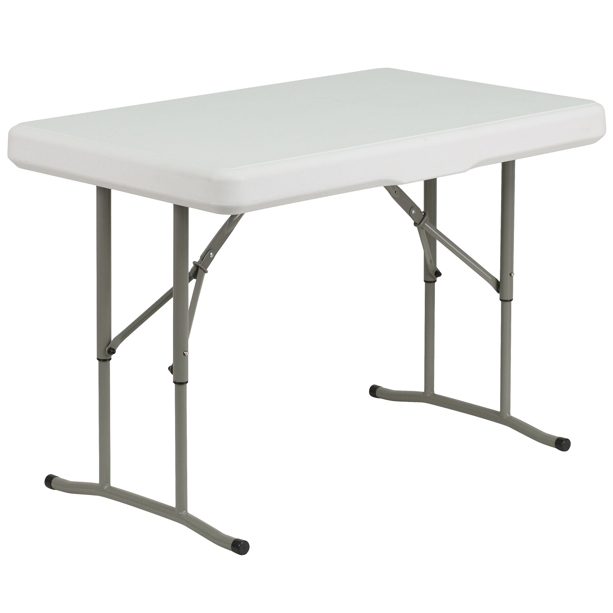 Flash Furniture Rowan Rectangular 3 Piece Folding Bench and Table Set, 25.5