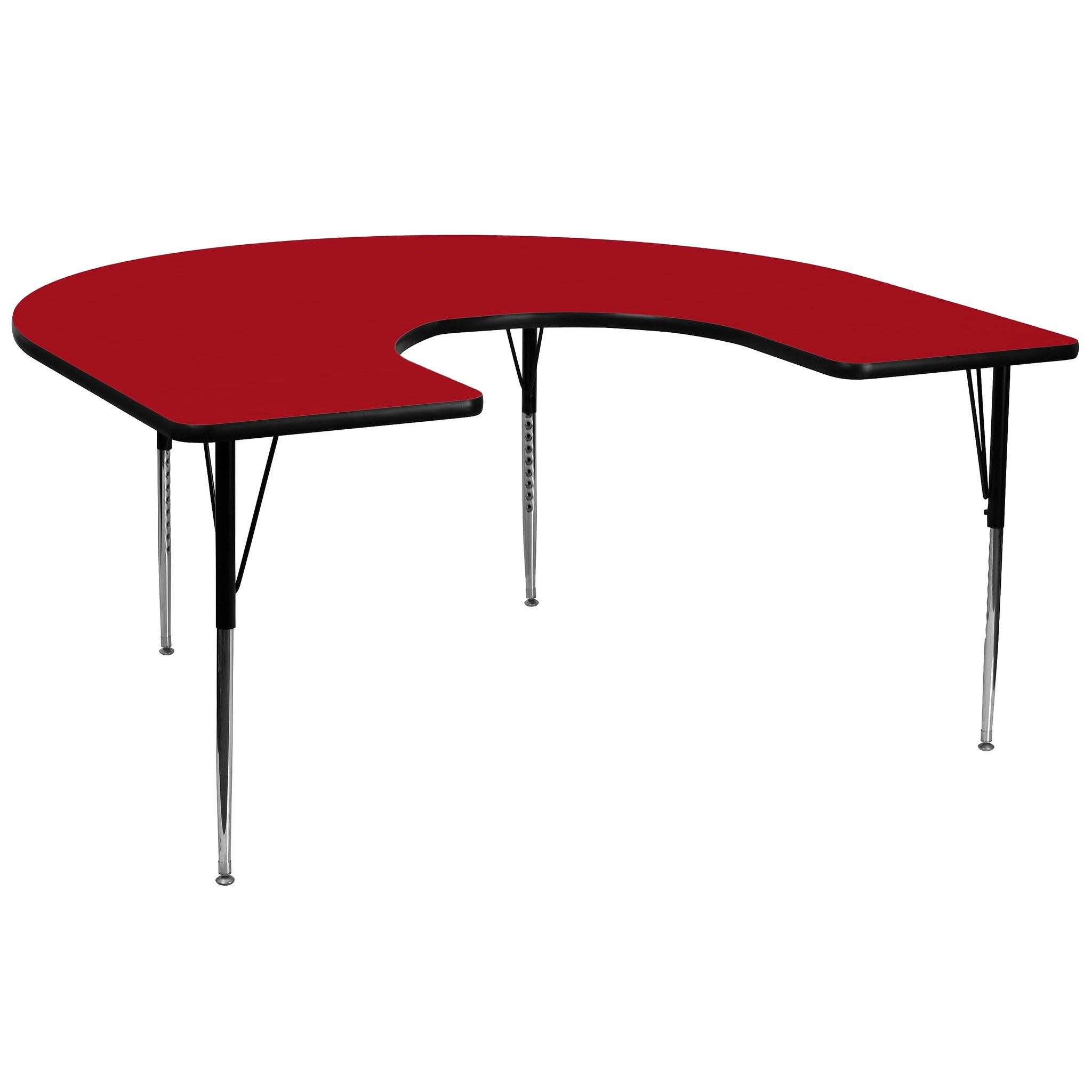 Flash Furniture Wren Horseshoe Activity Table, 60