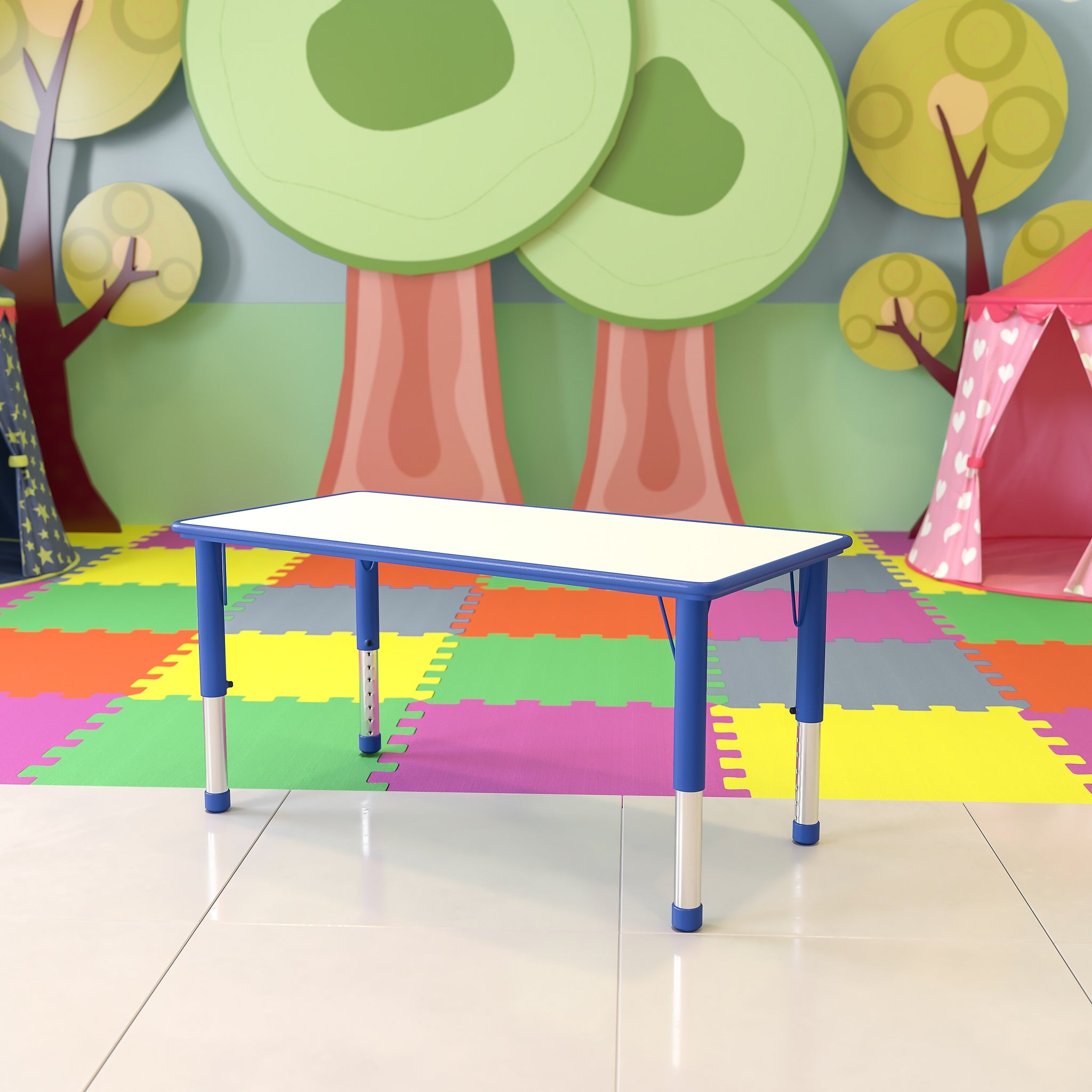 Flash Furniture Wren Rectangular Activity Table, 23.625